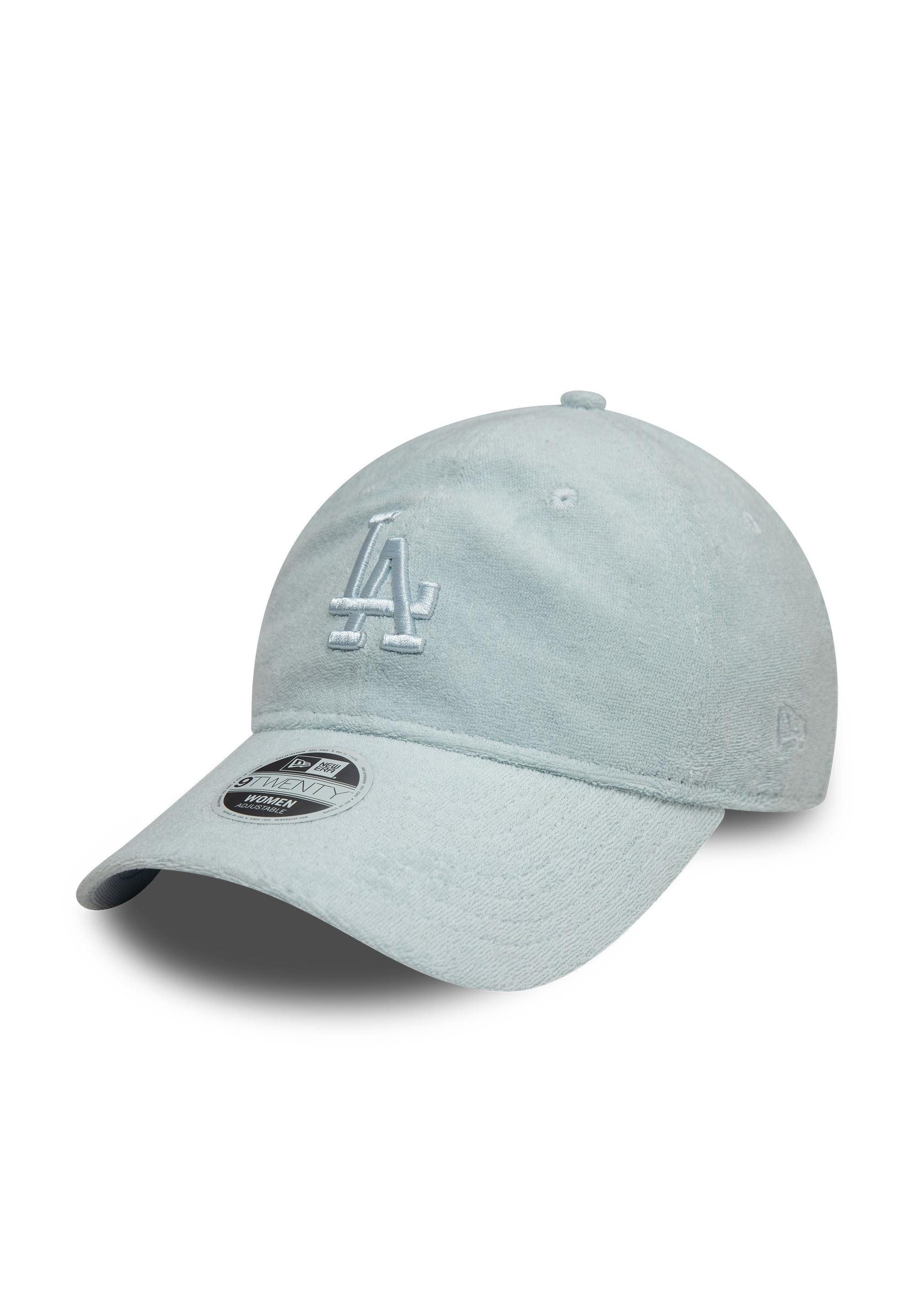 Baseball Cap Los Angeles Dodgers MLB Womens Towelling Hellblau Verstellbare 9Twenty