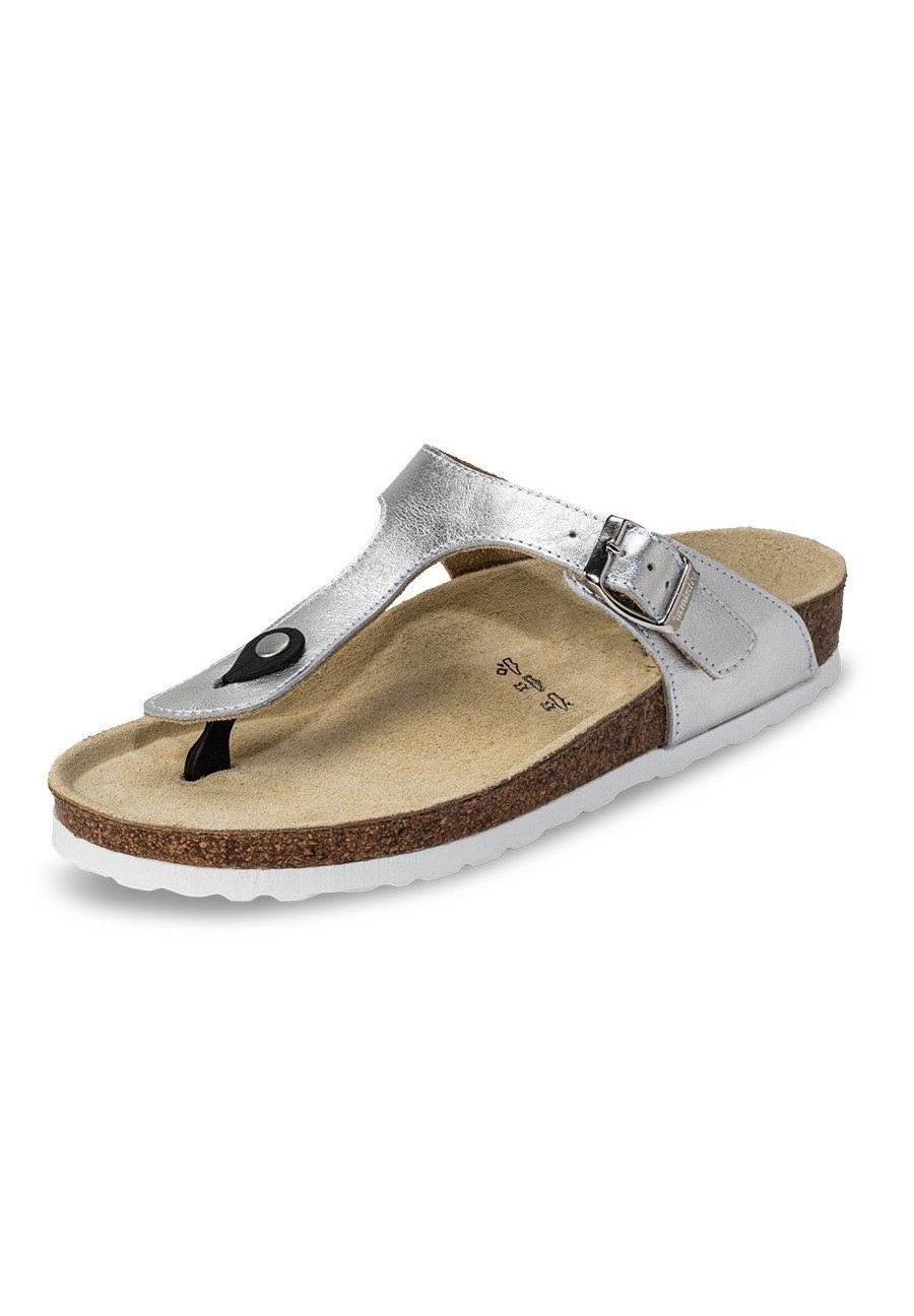 vitaform Damenschuhe Zehensteg Vollrindleder Шлепанцы