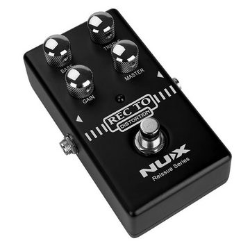 Nux E-Gitarre Recto-Distortion, Effektgerät, Verzerrer, Pedal, Hard Rock und Metal-Sound