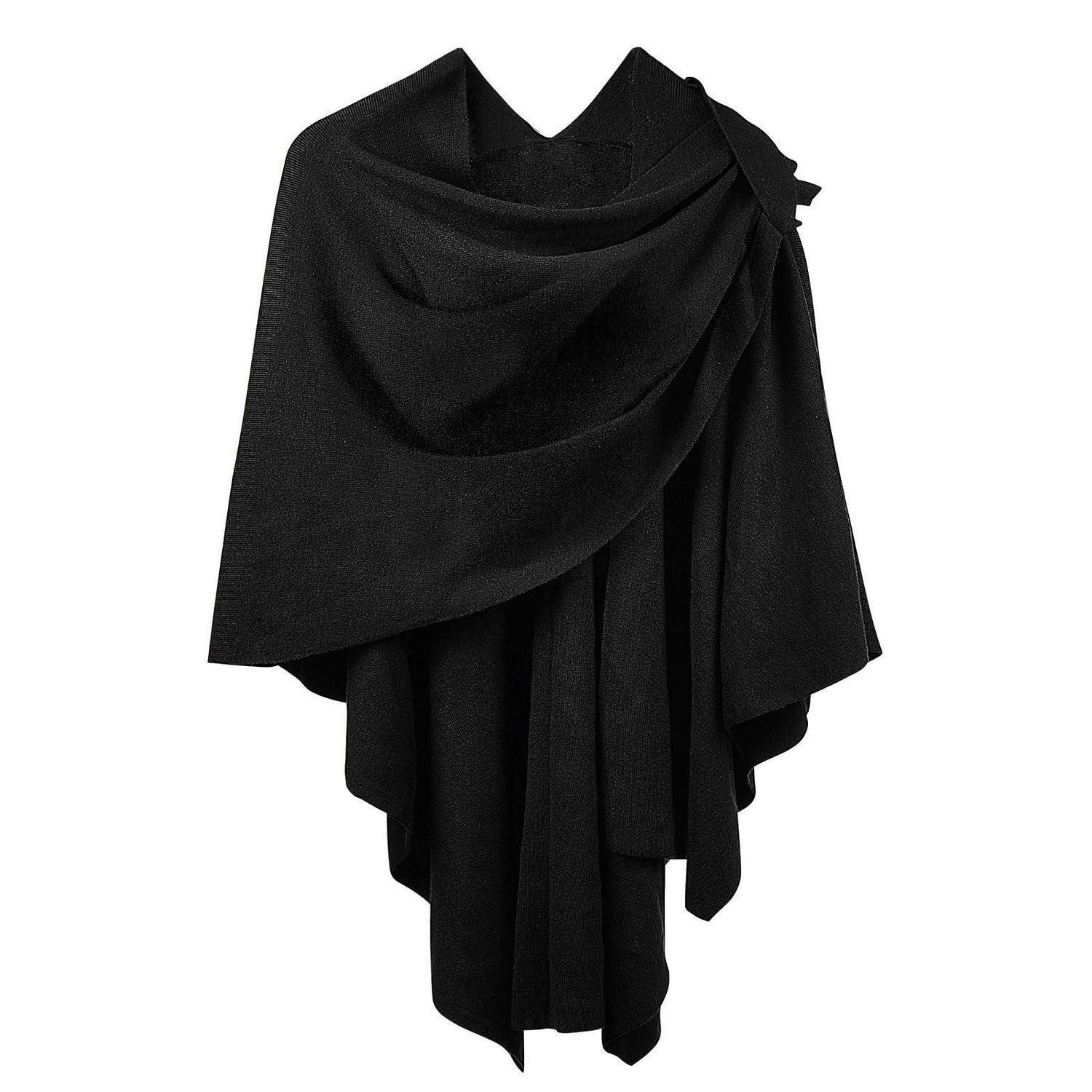 LuxusKollektion Strickschal Poncho Schal Damen Übergroß Strickjacke, (1-St)