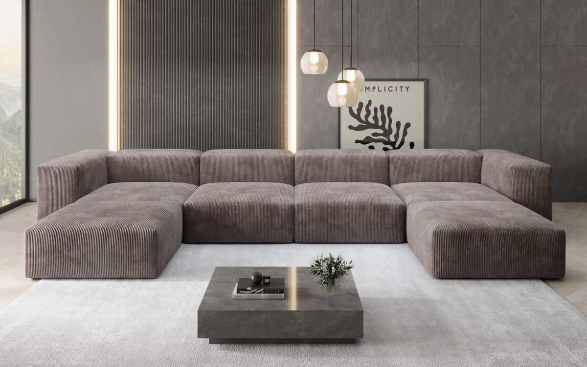 Luxusbetten24 Sofa Designer U Sofa Snug, günstig online kaufen