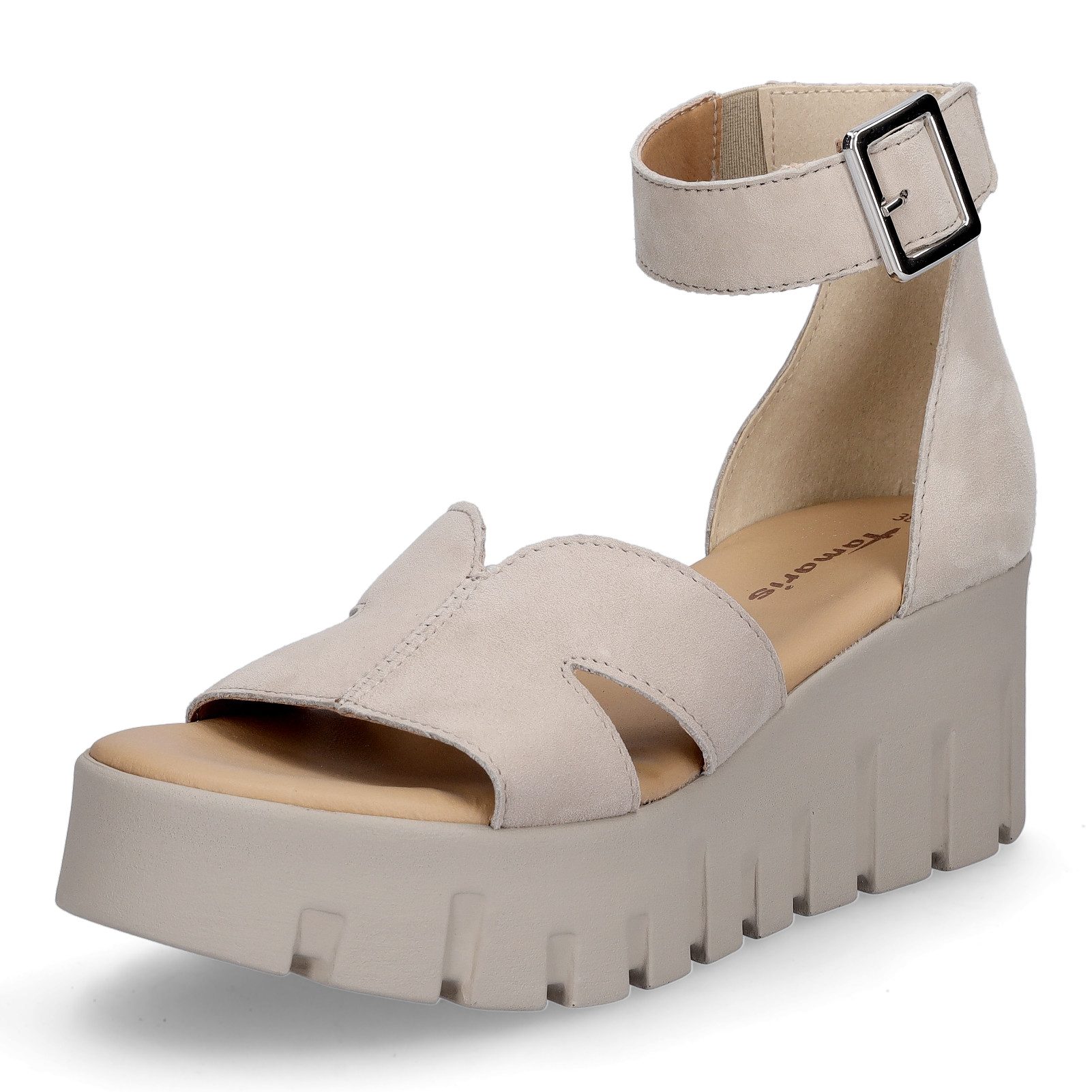 Tamaris Tamaris Damen Plateau Sandalette taupe Sandale