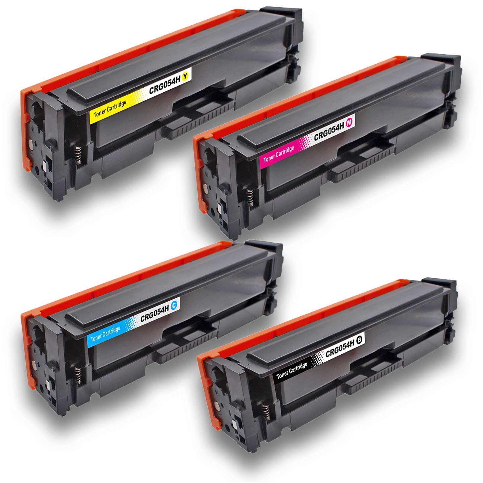 D&C Tonerkartusche Kompatibel für 644 / MF Canon 4-Farben Magenta, (Schwarz, Canon Multipack Cdw Cyan, 054H 054 i-SENSYS