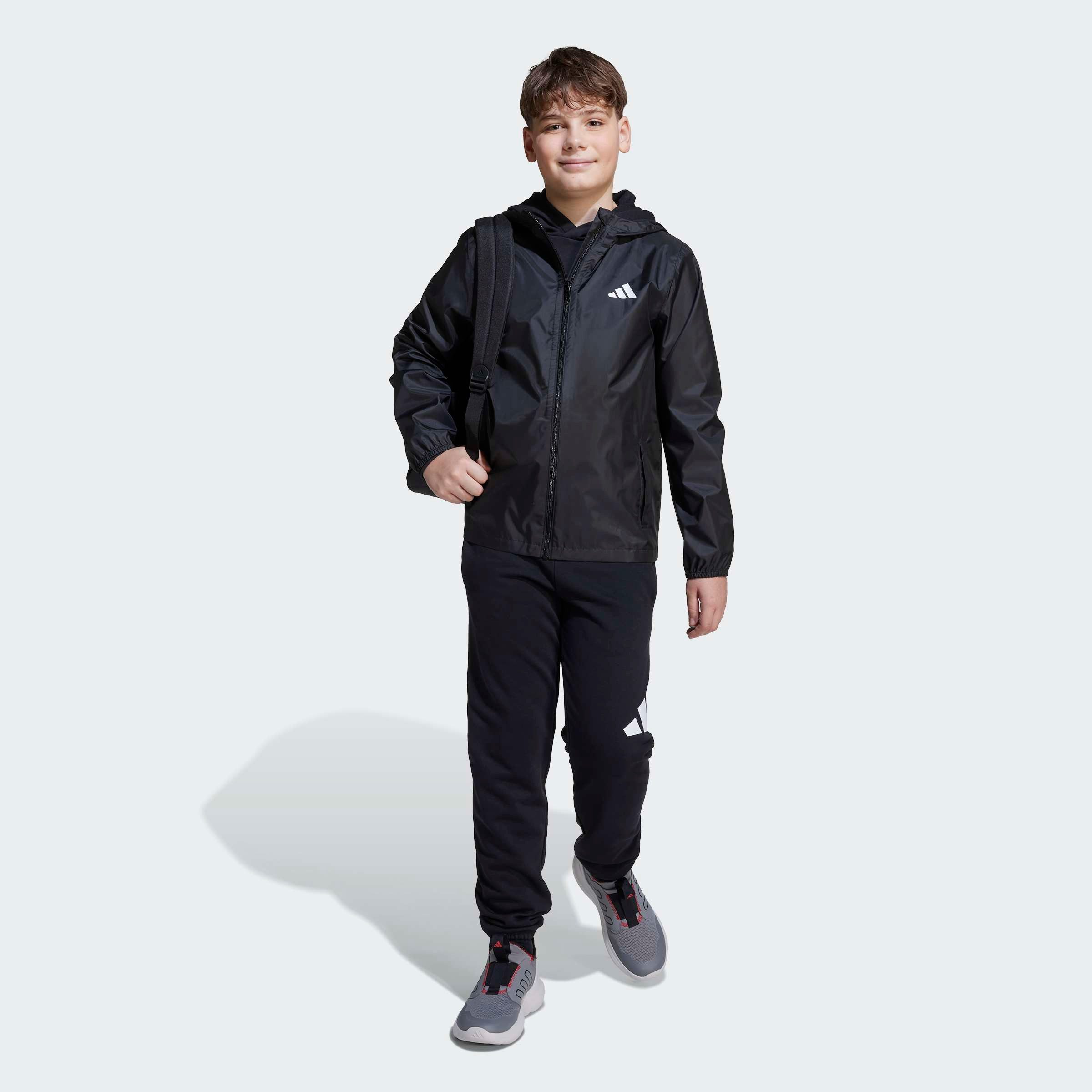 adidas Sportswear Regenjacke J RAIN JKT für Kinder, mit climaproof®, aus Polyester, in normaler Länge