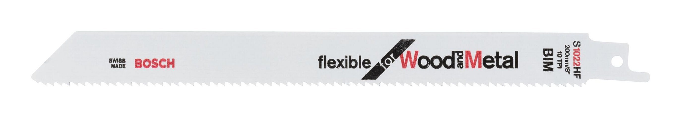 BOSCH Säbelsägeblatt (100 Stück), S 1022 HF Flexible for Wood and Metal - 100er-Pack