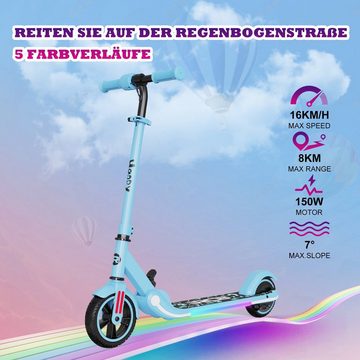 CITYSPORTS Miniscooter, Kinderscooter Klappbarer kinderroller 150W 16km/h