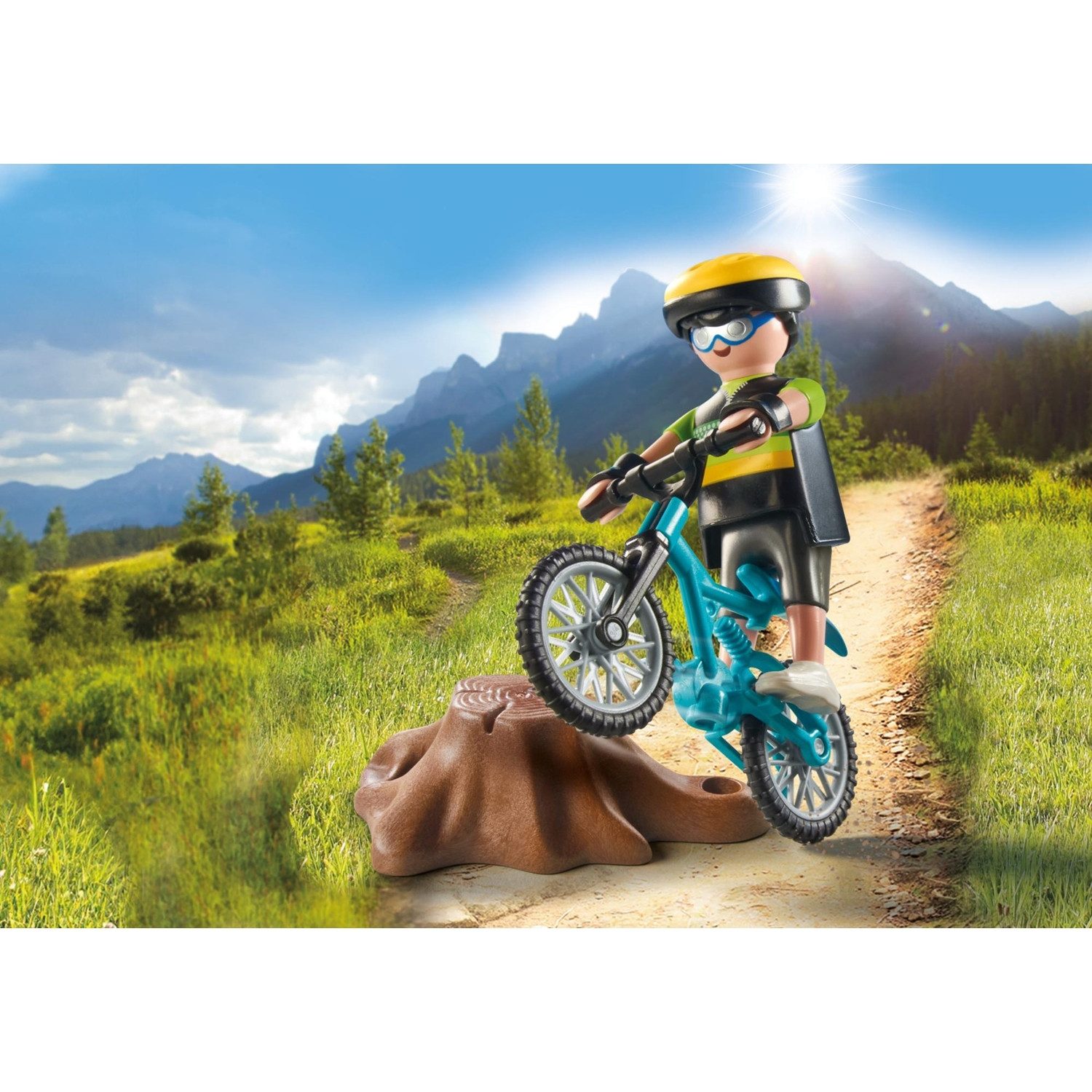 Playmobil® 71756 Mountainbiker Konstruktions-Spielset günstig online kaufen