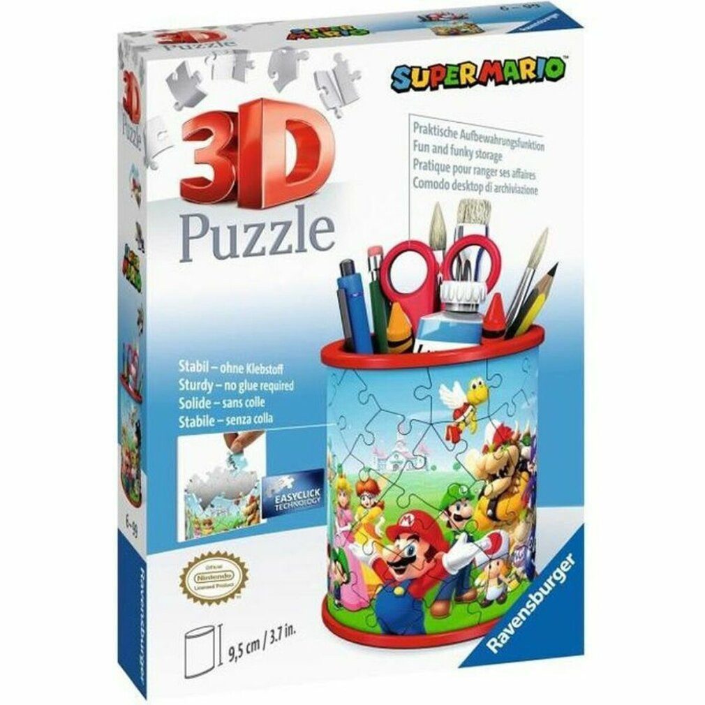Ravensburger 3D-Puzzle 3D Puzzle Utensilo Super Mario (ab 6 Jahren), Puzzle günstig online kaufen