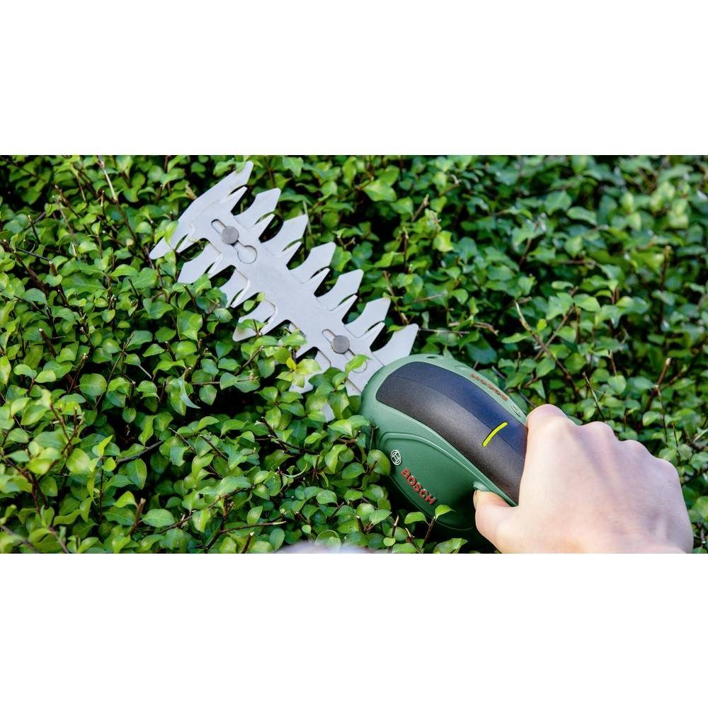 Bosch Home & Garden Akku-Gras- und Strauchscherenset EasyShear, mit fest  verbauten 3,6 V Akku, Schneller Messerwechsel ohne Werkzeug