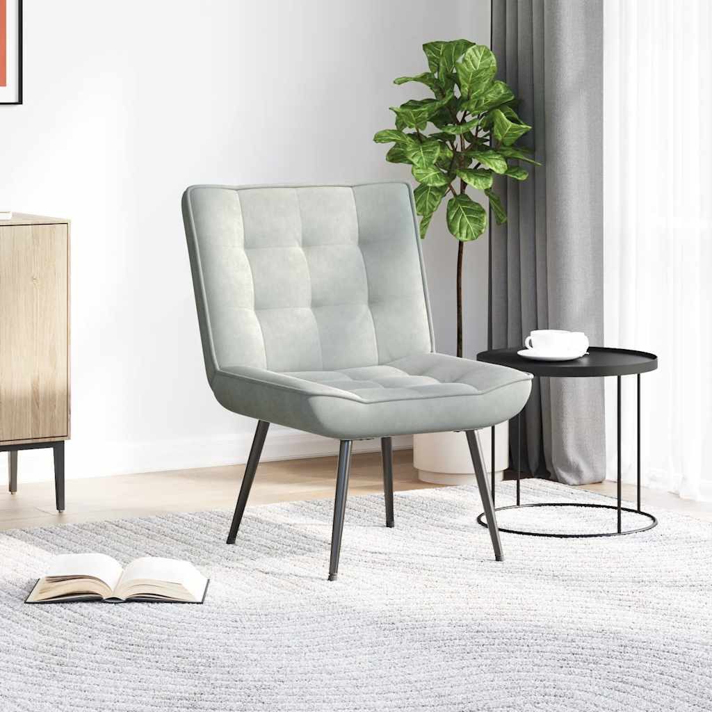 vidaXL Relaxsessel Relaxsessel Hellgrau 64x74x84 cm günstig online kaufen