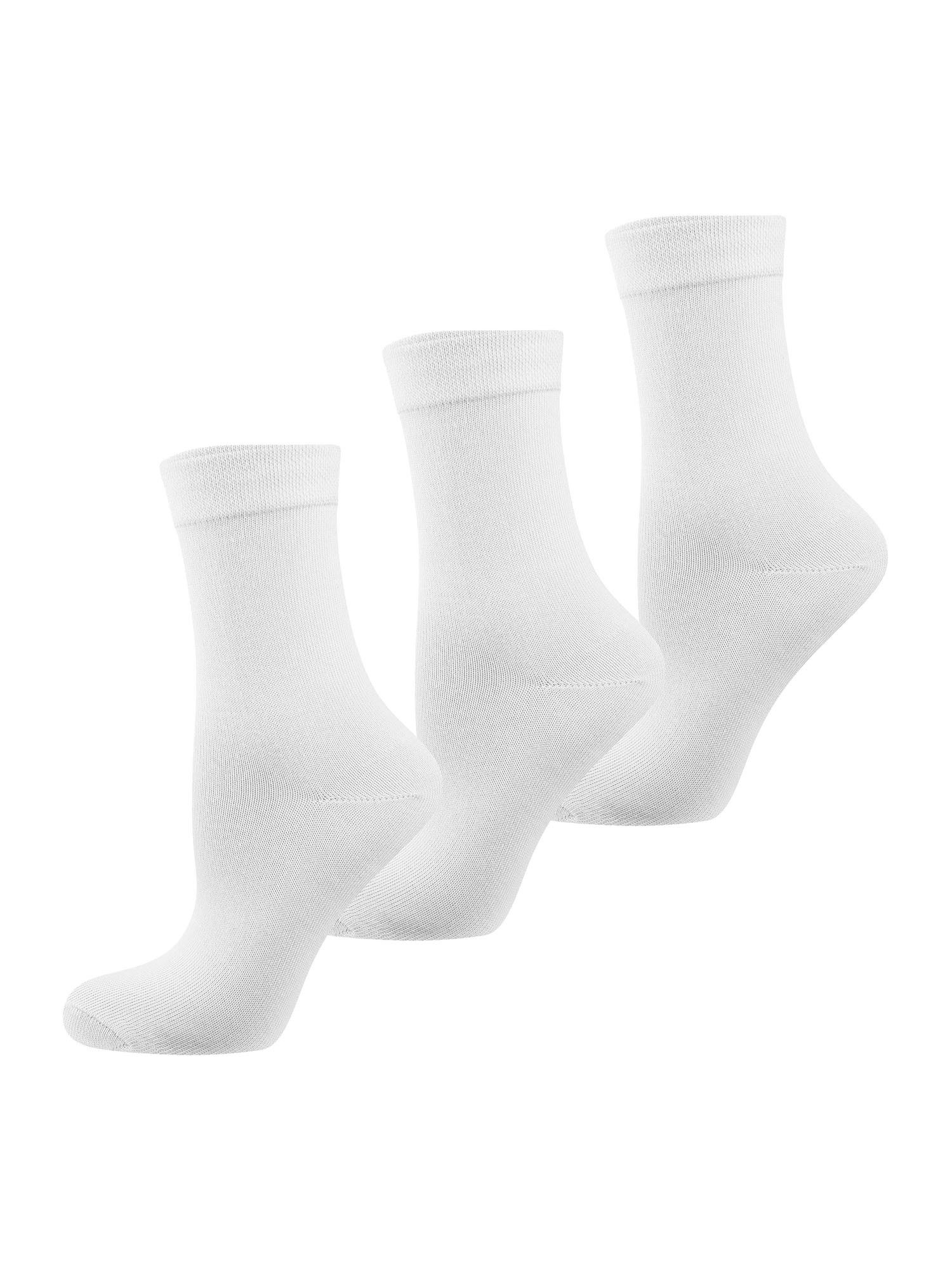 Nur Die Basicsocken Ohne Gummi (3-Paar) Socken, Baumwollsocken, Alltagsocken