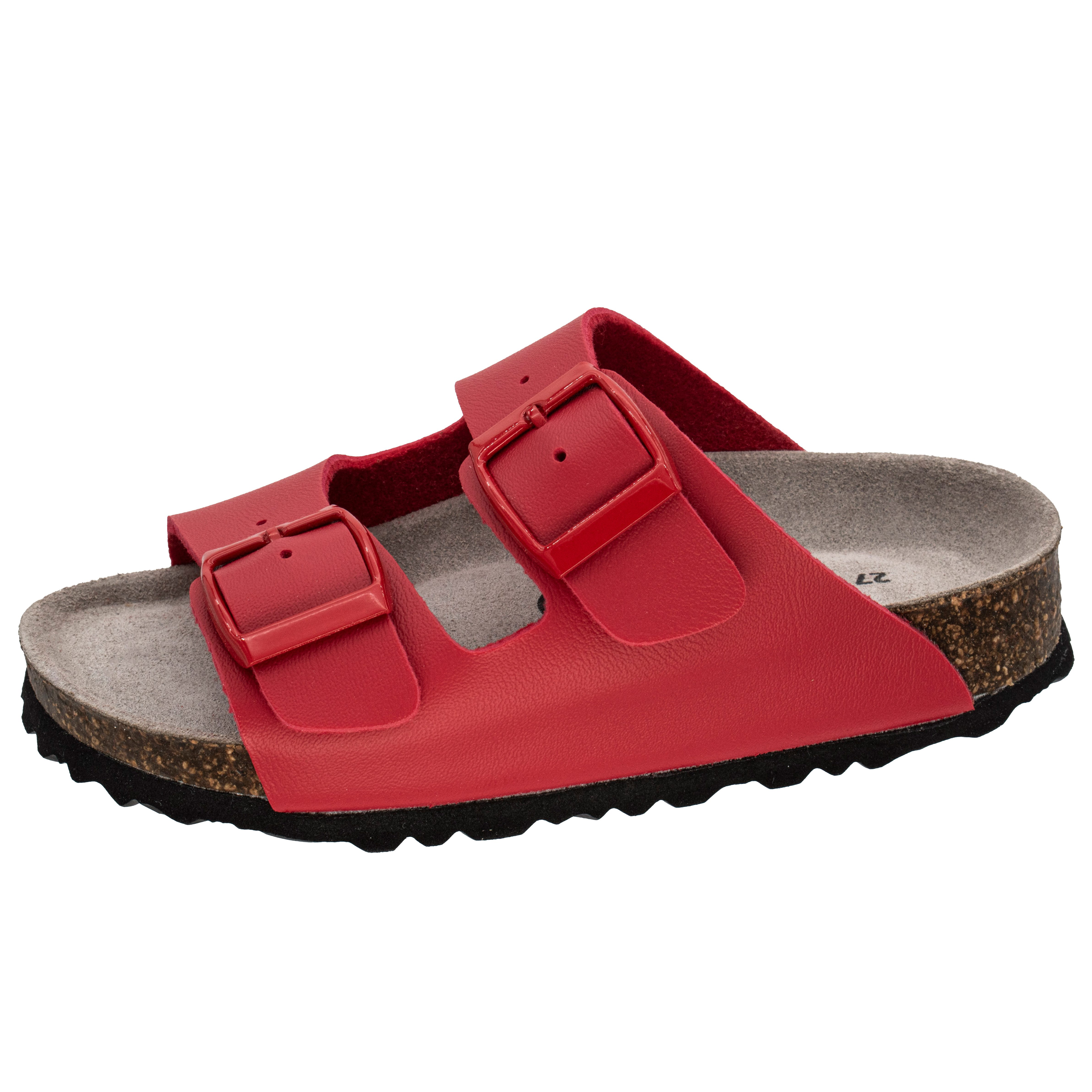 Fischer-Markenschuh Hawaii Pantolette aus Vegano (Lederimitat), mit Fleecef günstig online kaufen