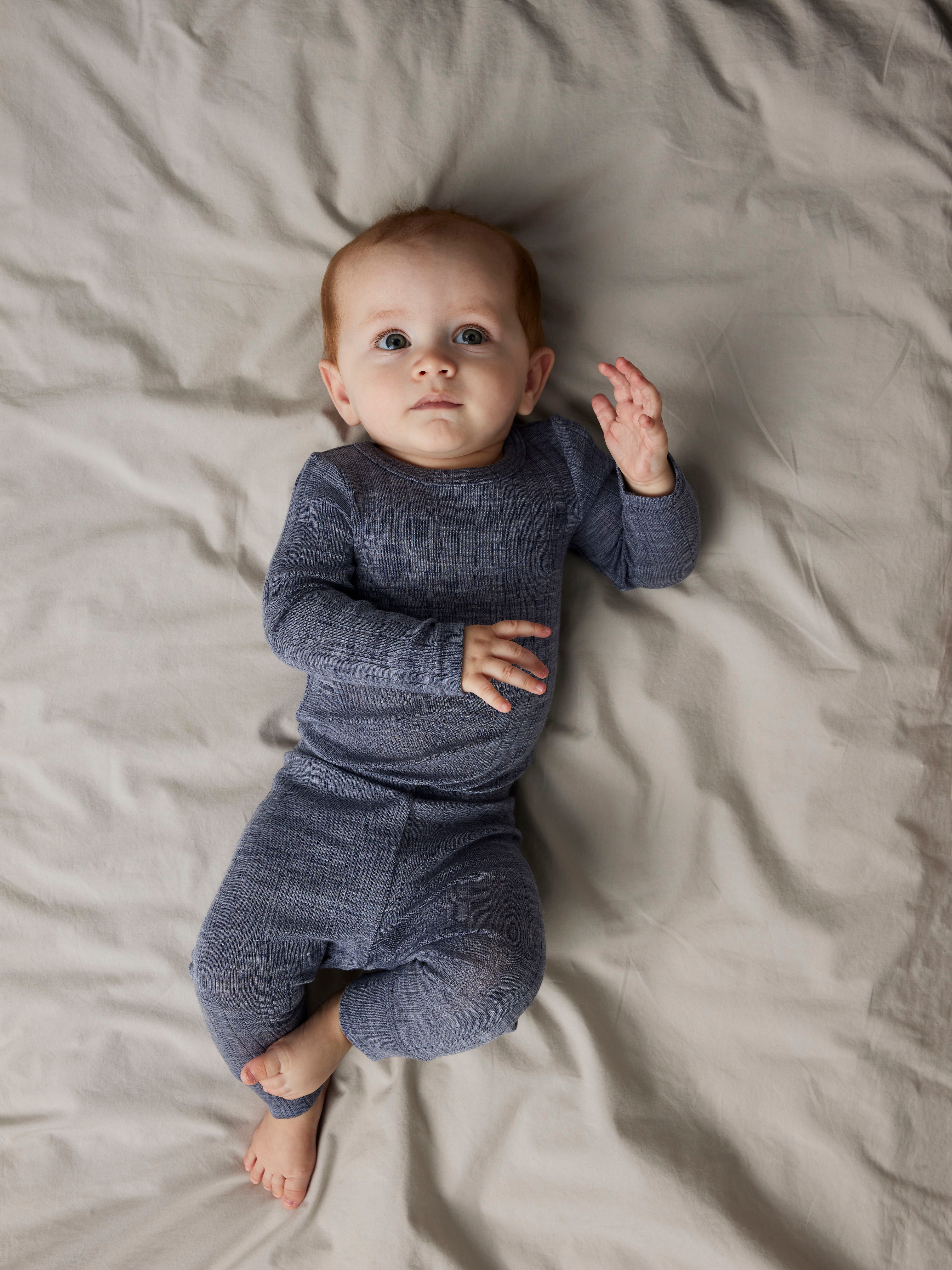 Name It Langarmbody NBMWANG WOOL NEEDLE LS BODY SOLID NOOS aus reiner Merinowolle