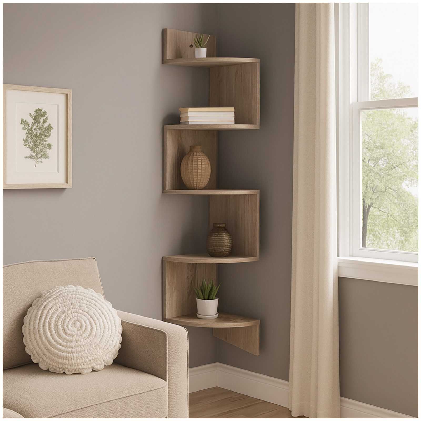 HTI-Living Hängeregal Hängeregal Sonoma Thekla, Stück 1-tlg., Wandregal Reg günstig online kaufen