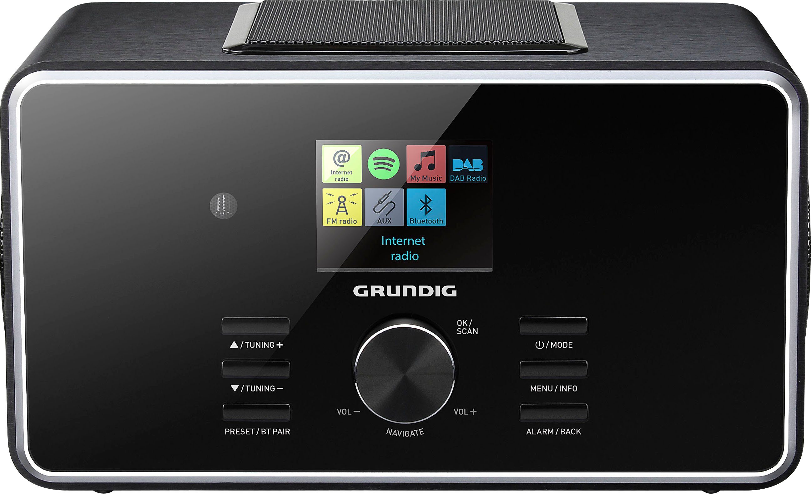 Grundig DTR (Digitalradio (DAB), FM-Tuner 28 W) Digitalradio mit (DAB) X 6000 RDS, Internetradio