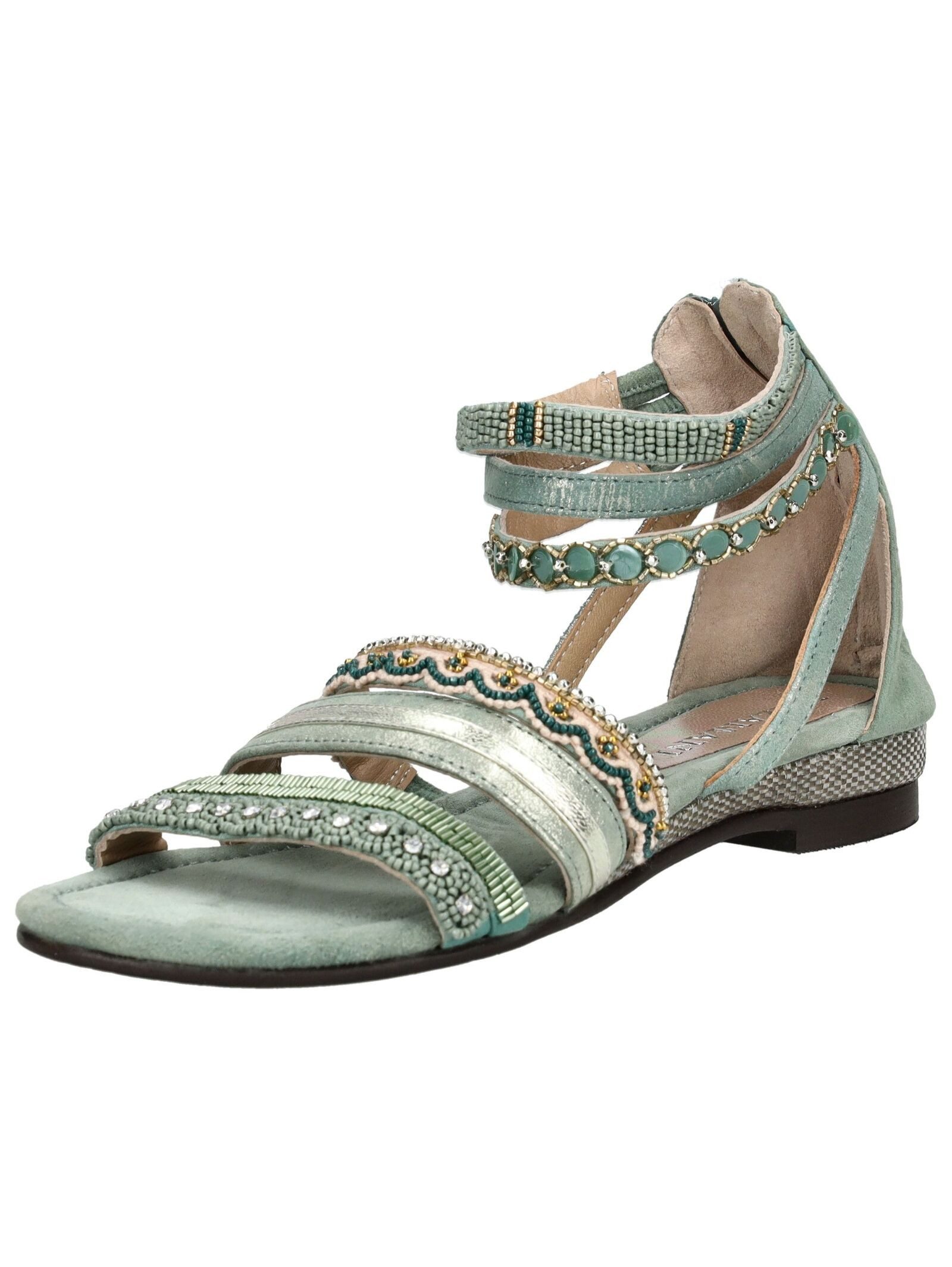 Lazamani Lazamani Sandalen Leder Schaftsandalette