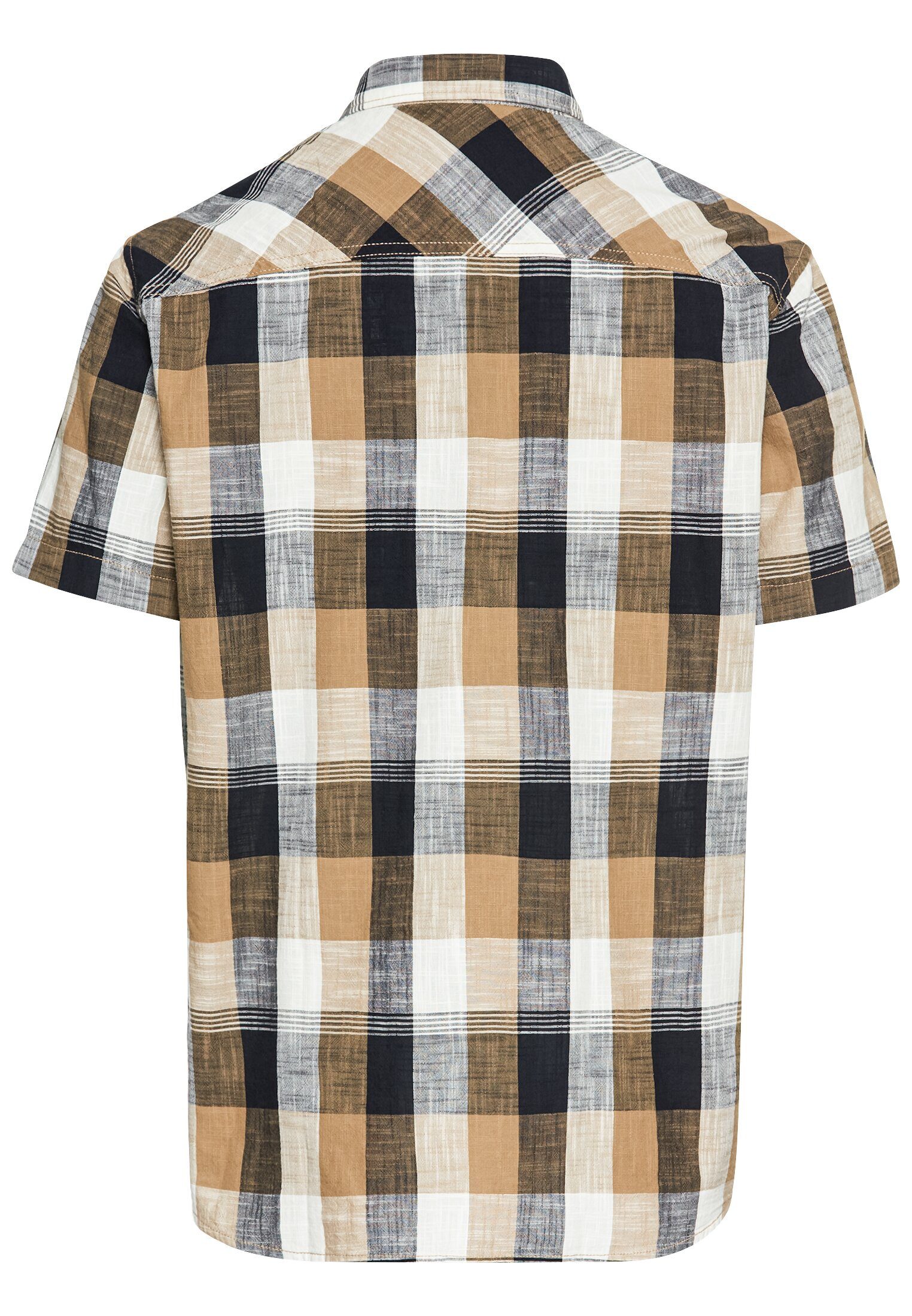 camel active Karohemd Kurzarm aus reiner Baumwolle günstig online kaufen