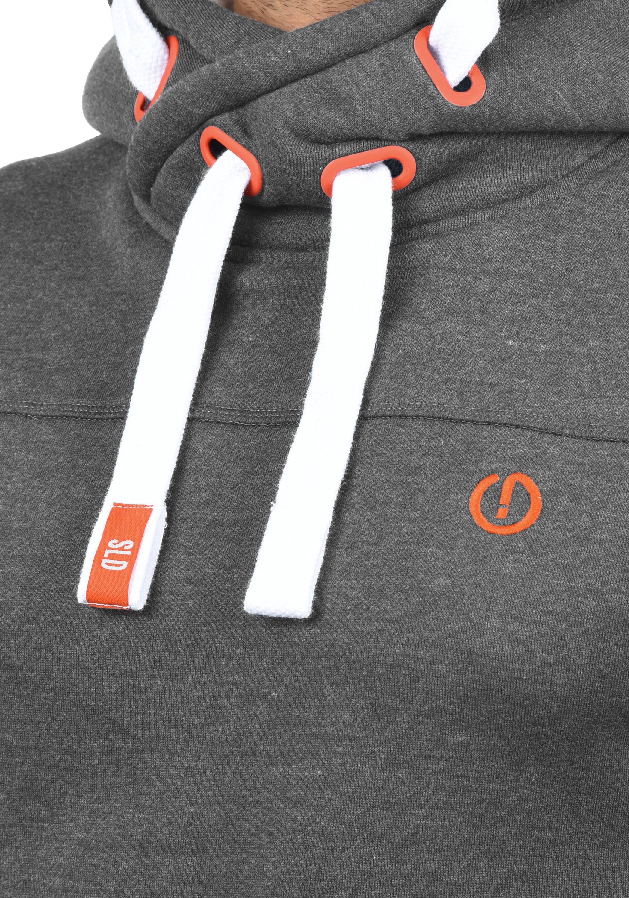 !Solid Hoodie SDBenjamin Hood Kapuzensweatshirt mit Cross-Over Kragen