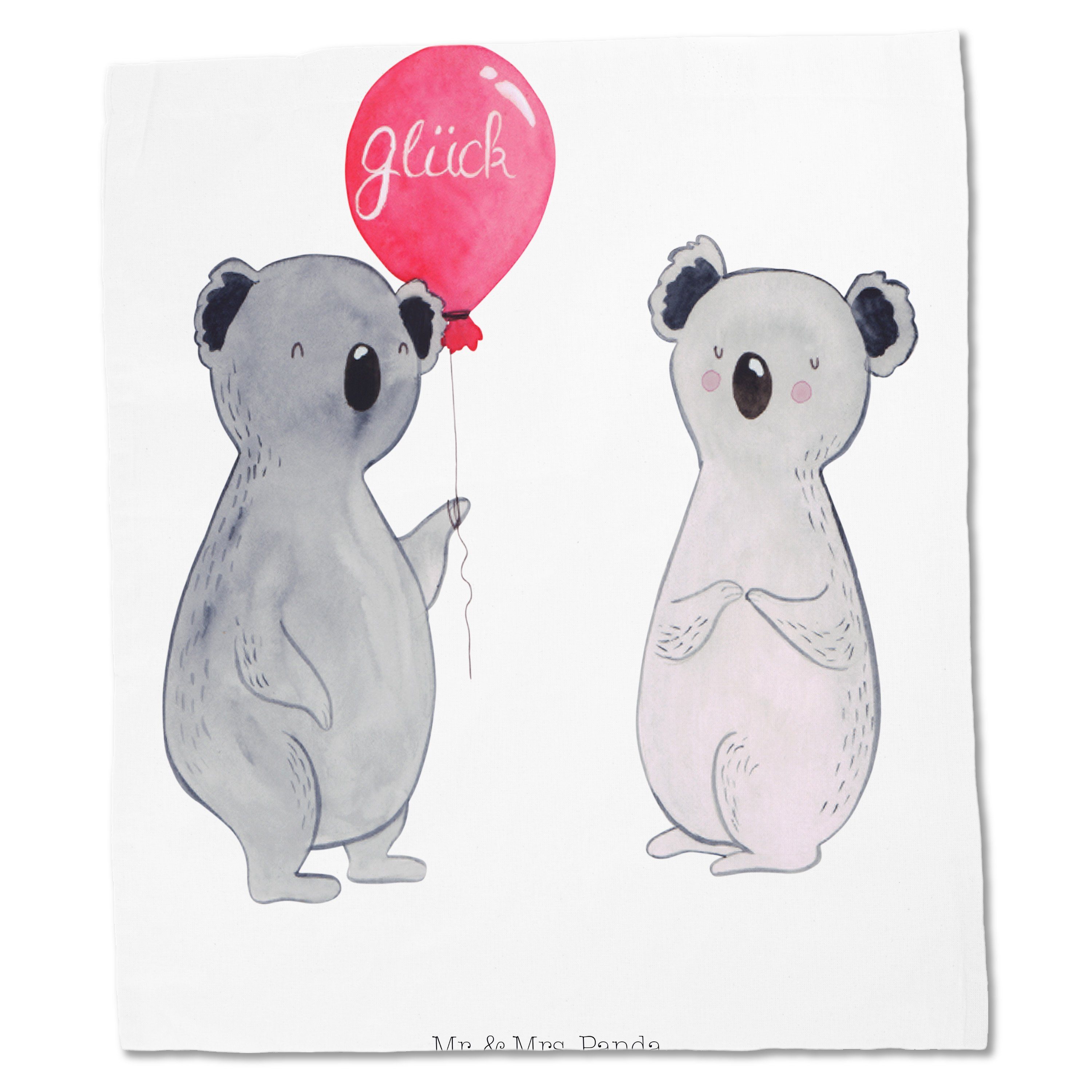 Party, - - Panda Ei Luftballon Beuteltasche, Mrs. Mr. Koalabär, Weiß (1-tlg) Koala & Geschenk, Tragetasche