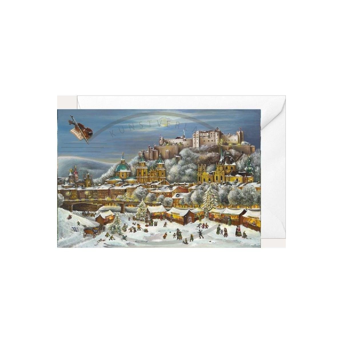 Olewinski & Grußkarte Salzburg - 2970 Weihnachtsklappkarte Tochter