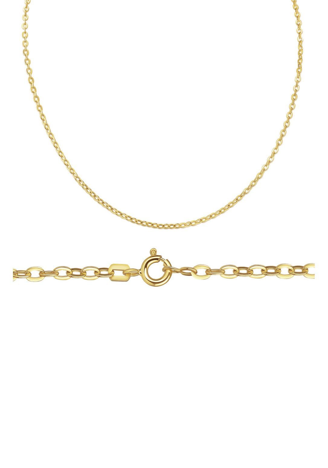 Firetti Collierkettchen Schmuck Geschenk Gold 333 oder 585 Ankerkettengliederung 2,6 mm breit, Made in Germany