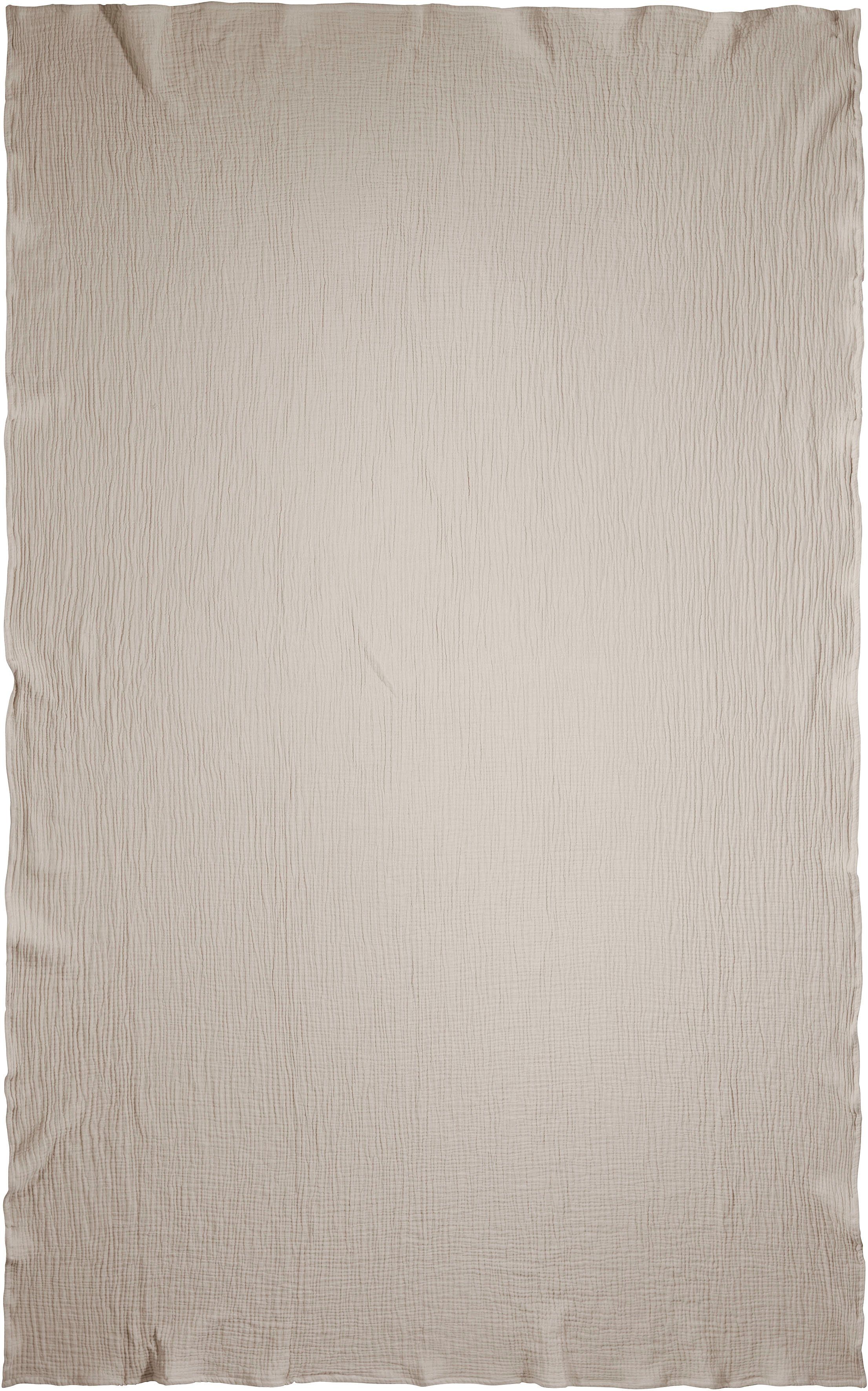 Wohndecke HEVIN, Musselin, 100% Baumwolle, Topseller!, LeGer Home by Lena Gercke, Tagesdecke im Baumwoll-Crinkle-Effekt, Musselin, Kuscheldecke – Bild 3 von 5
