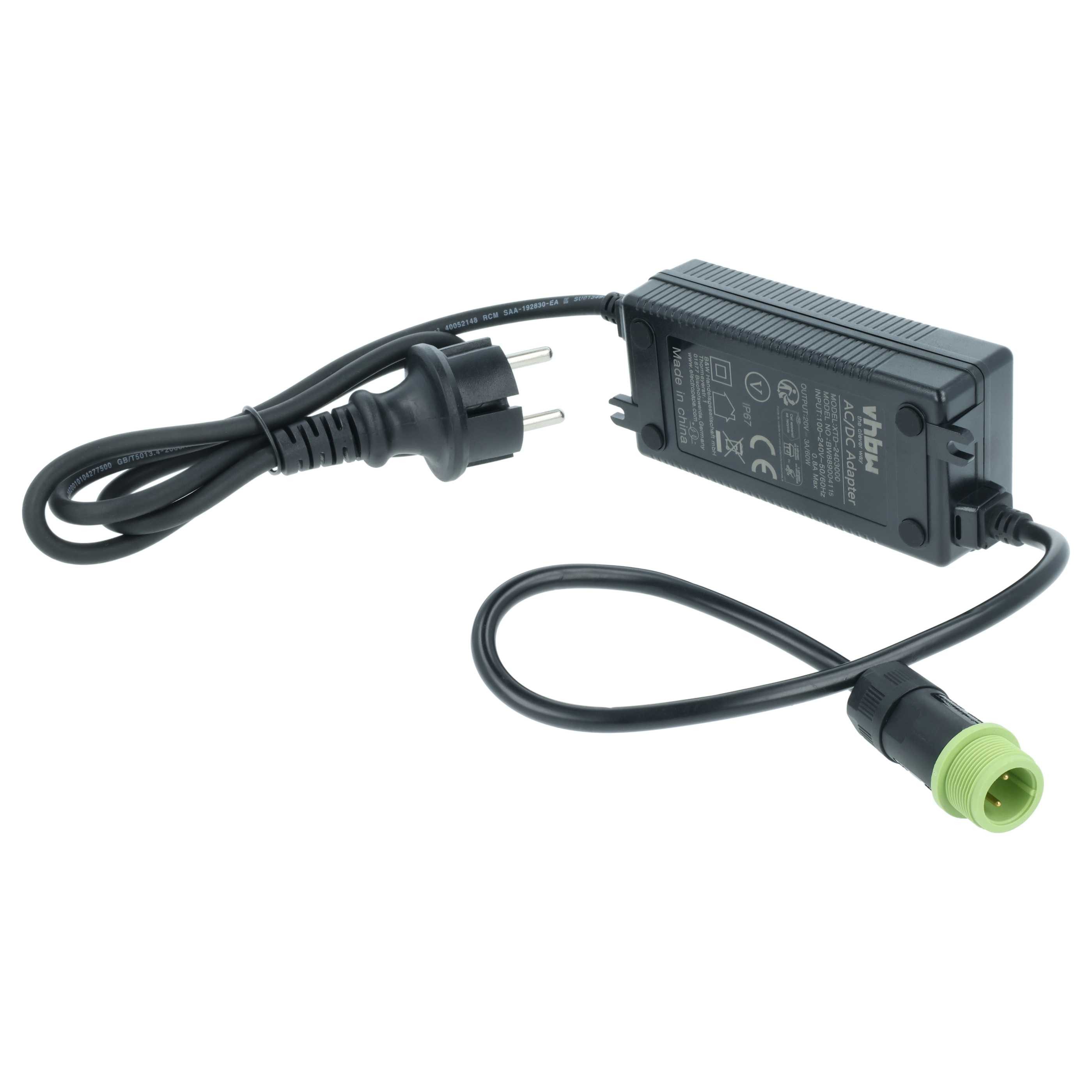 vhbw Ersatz für Worx WA3751, WA3775, WA3762 für Rasenroboter Universal-Ladegerät