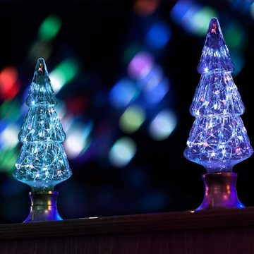 ZMH LED-Leuchtmittel Glühbirne Magisch Weihnachtsbaumförmig, E27, 1 St., Farbwechsel
