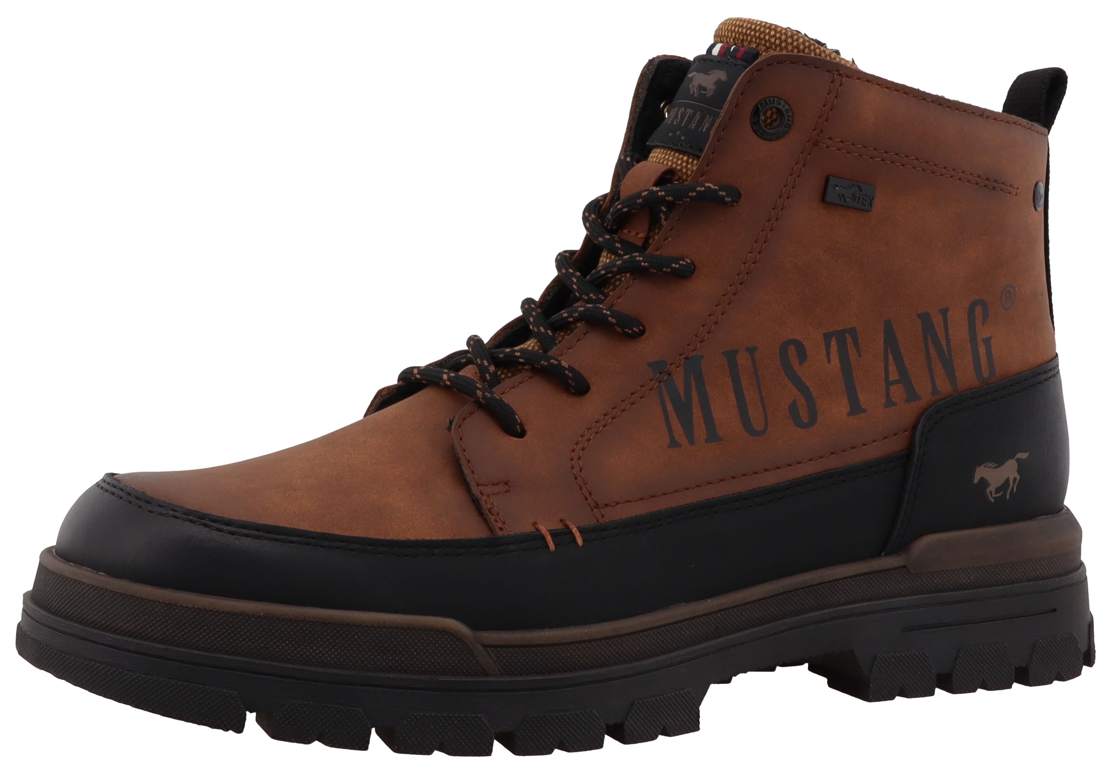 Mustang Shoes Peppin Winterboots Schnürboots, Trekkingboots mit TEX-Ausstattung
