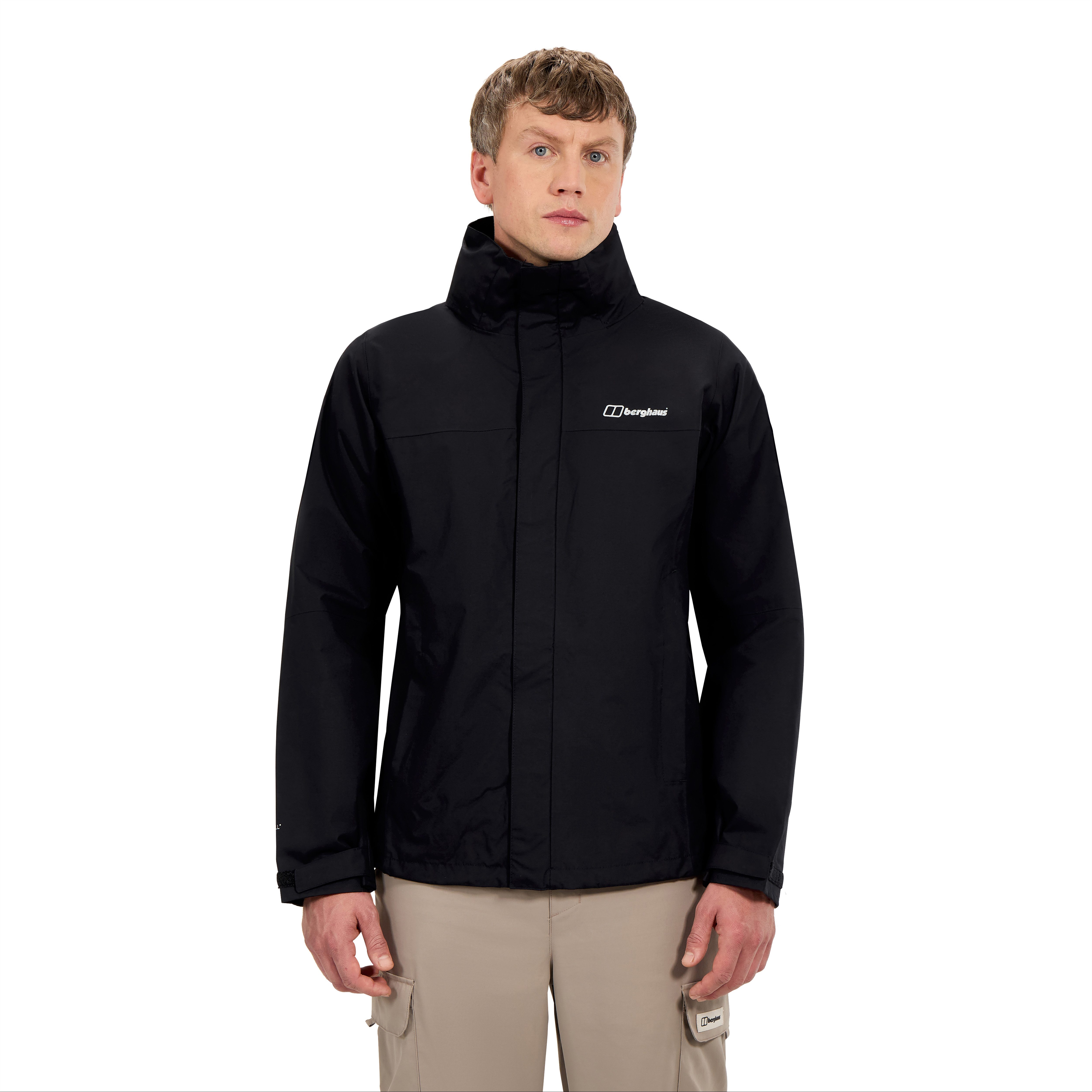 Berghaus Softshelljacke RG ALPHA 2.0 SHELL JKT AM mit einrollbarer Kapuze, wasserdicht, atmungsaktiv