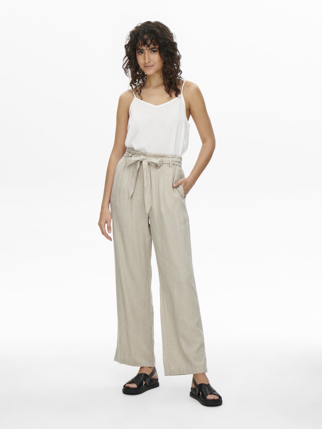 JACQUELINE de YONG Stoffhose JDYSAY LINEN günstig online kaufen