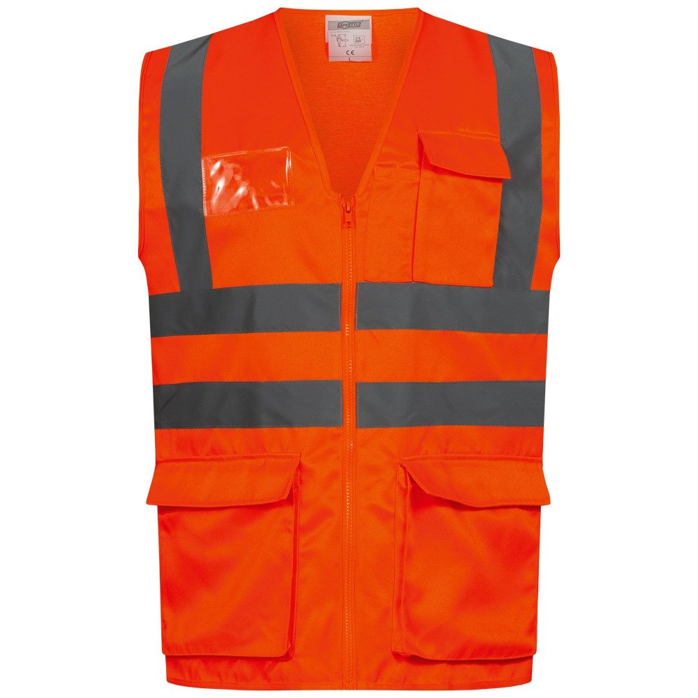 Safestyle Schutzweste ANSGAR Warnschutzweste orange 23516 Gr.S SAFESTYLE, EN ISO 20471/2, EN