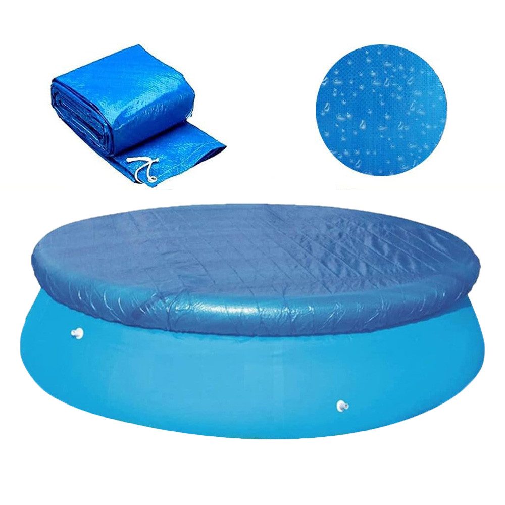 Pool-Abdeckplane Pool Abdeckung,Rechteckige/Runde Poolabdeckung,Ø 300 cm