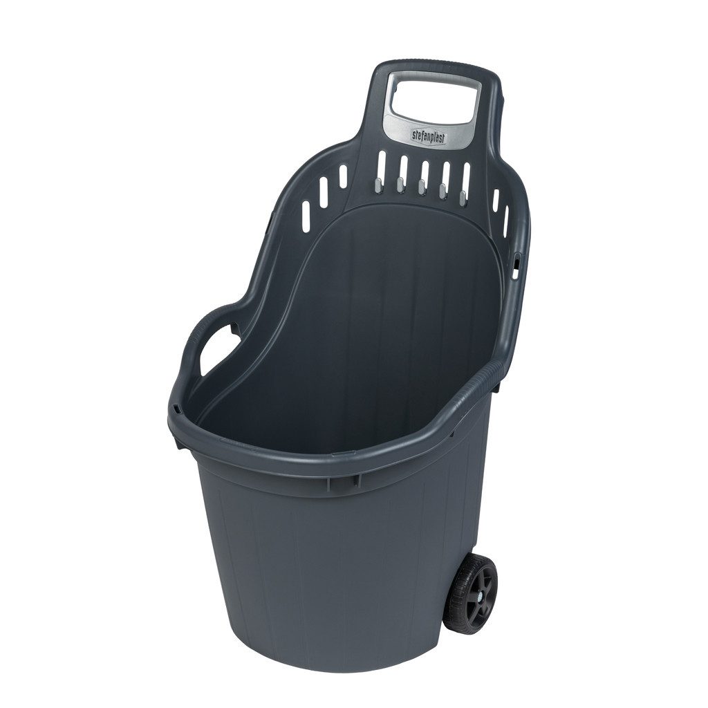 Kreher Trolley Gartentrolley "HELPY" 60 Liter, Farbe: Grau günstig online kaufen