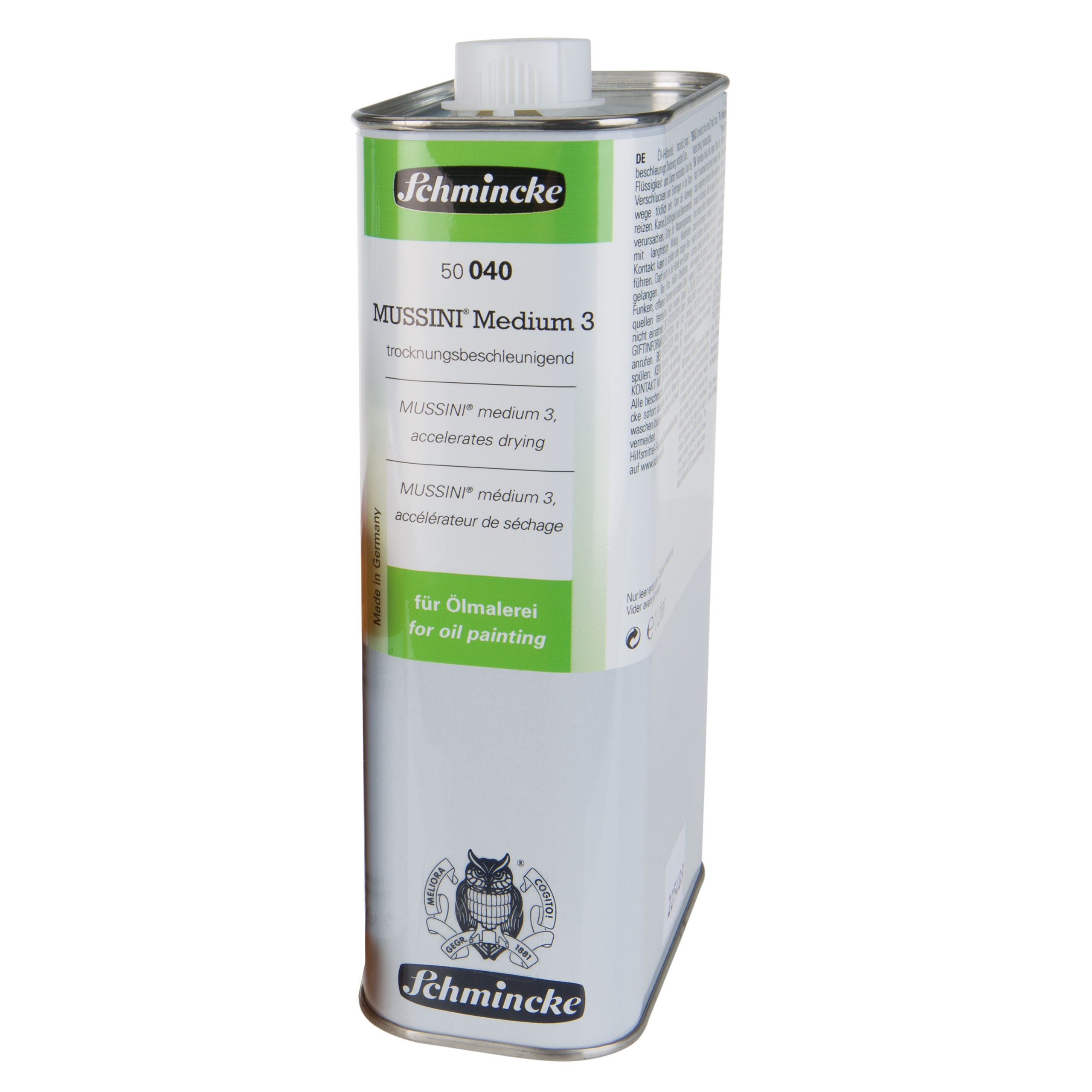 Schmincke Ölfarbe MUSSINI Medium 3 - 1000ml Öl Hilfsmittel 50 040 029