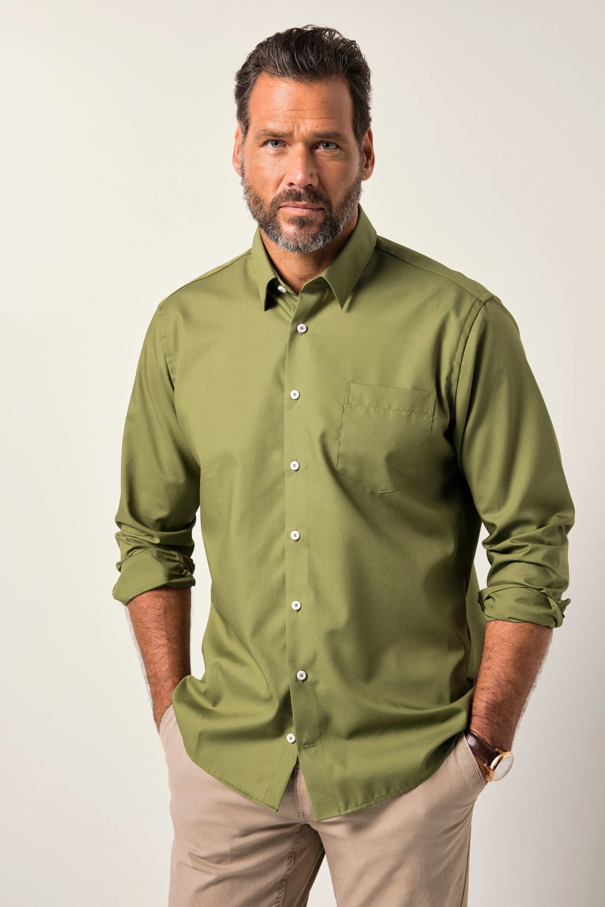 JP1880 Businesshemd JP1880 Hemd Business bügelfrei Kentkragen Langarm günstig online kaufen