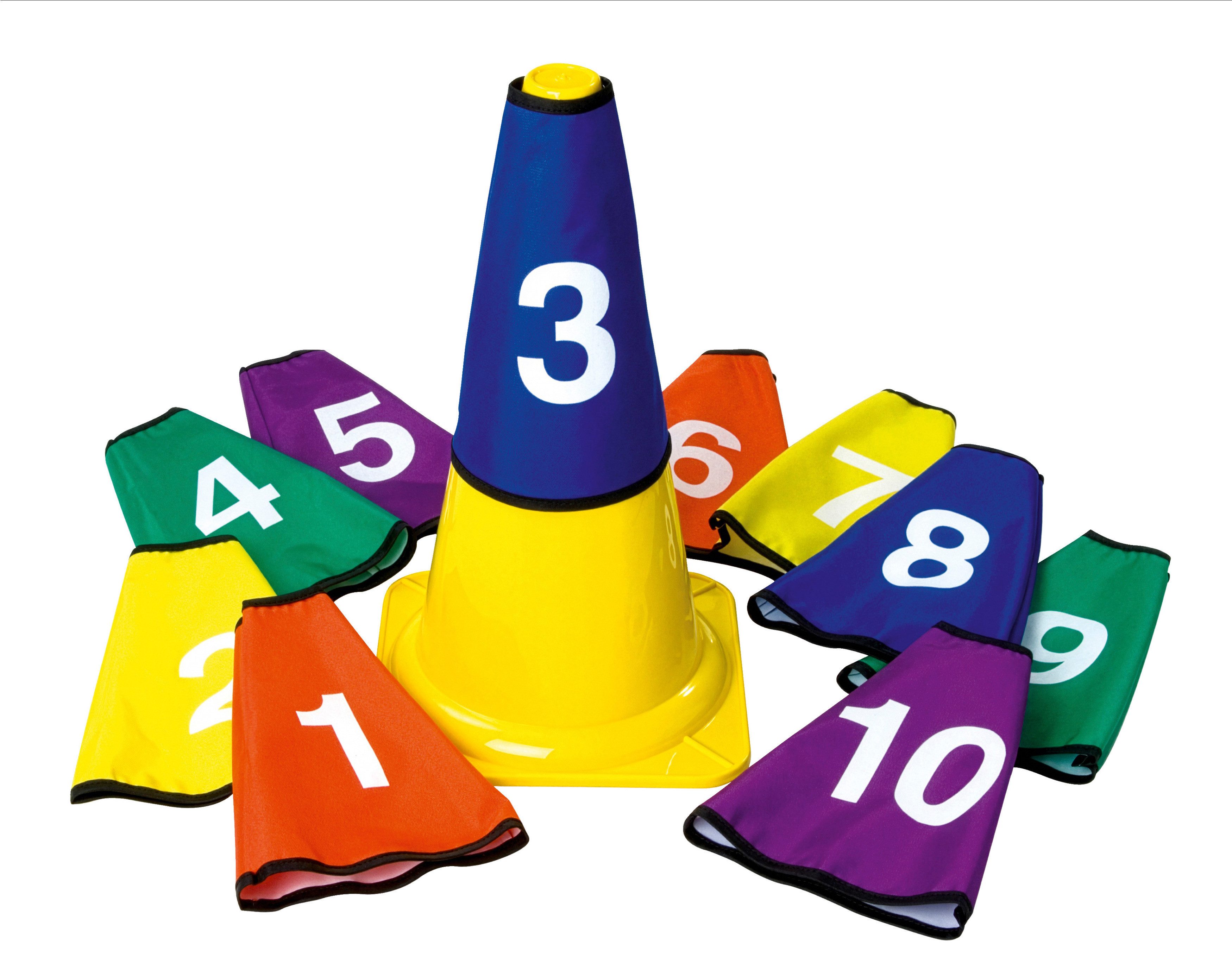 Betzold Markierungshütchen Zahlen für Markierungskegel