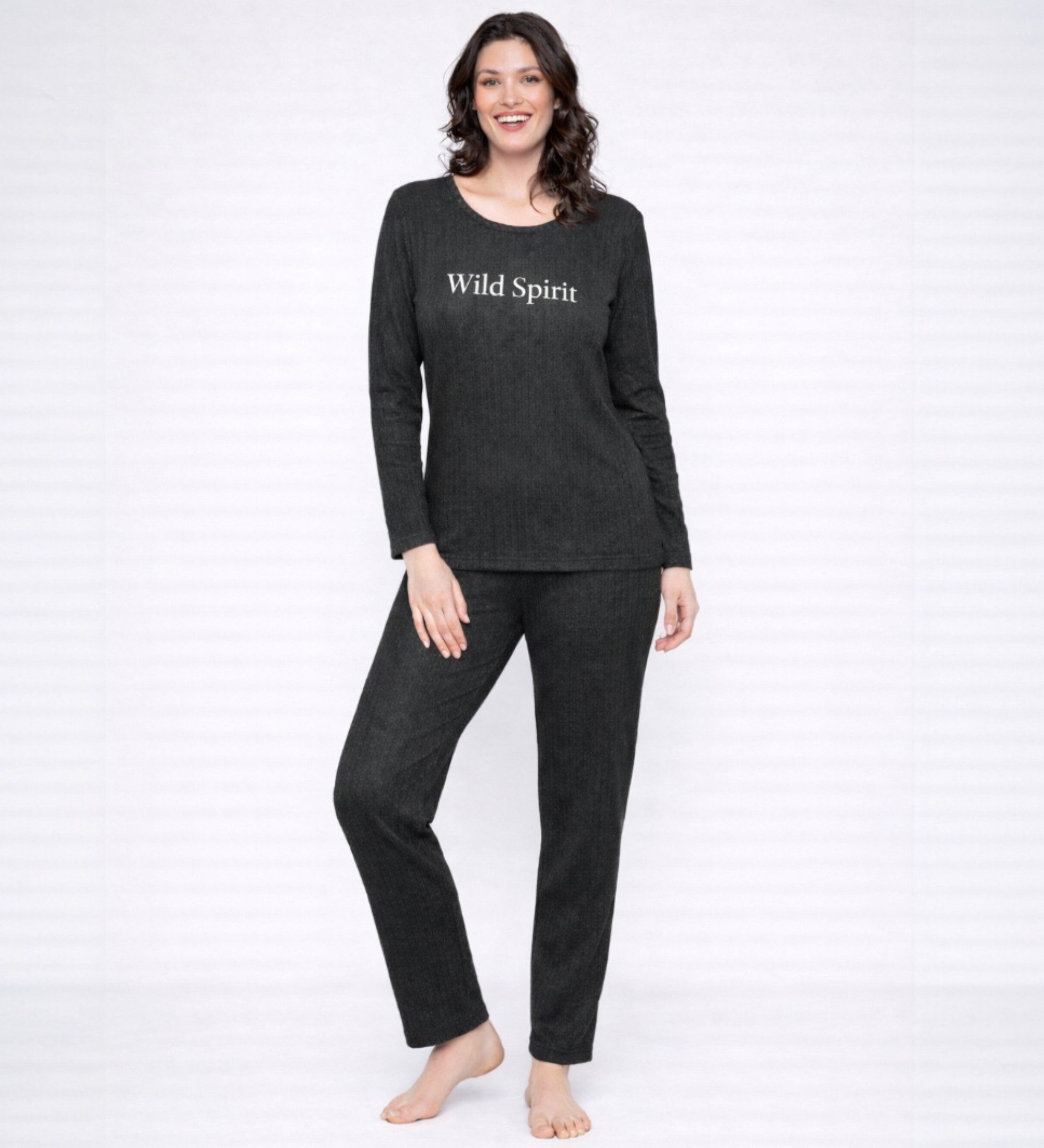 fashionshowcase Schlafanzug Damen Pyjama Set Hausanzug aus Baumwolle mit Sc günstig online kaufen