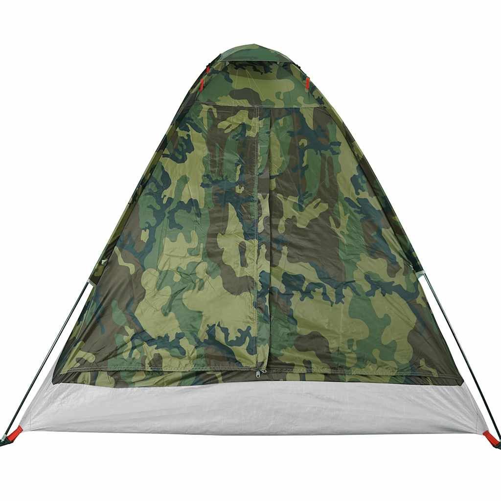 furnicato Faltzelt Camping Kuppelzelt 198x145x105 cm Tarnung, (1 tlg), Wetterfestes Leichtgewicht-Zelt mit Lüftung und Aufbewahrungstasche