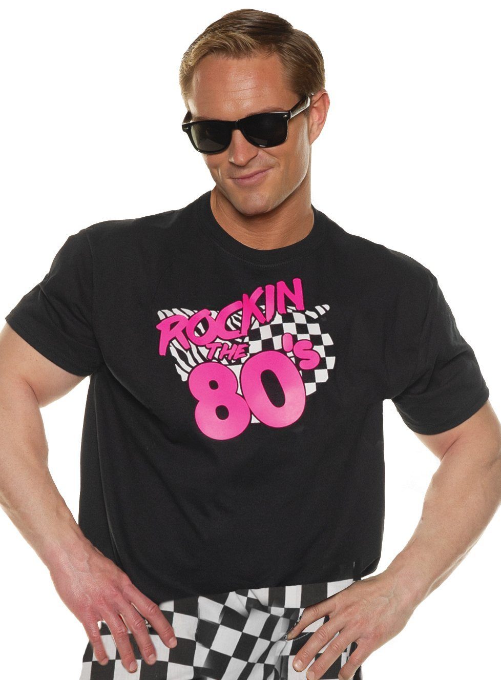Underwraps T-Shirt 80er Jahre Shirt Rockin the 80's Oute Dich als Fan der 80er Jahre!