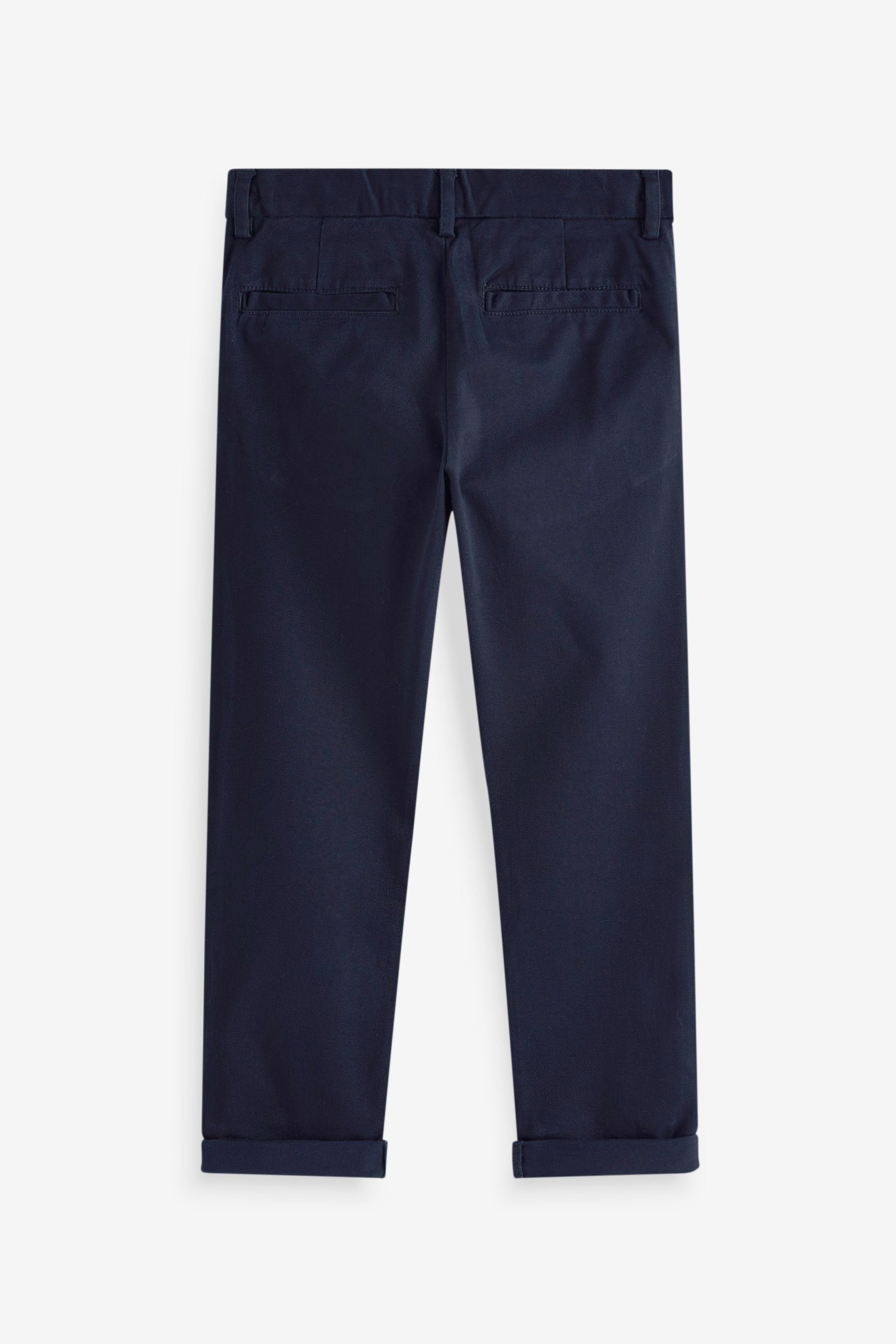 Stretch Next Chinohose (1-tlg) Chinohose mit Navy Blue