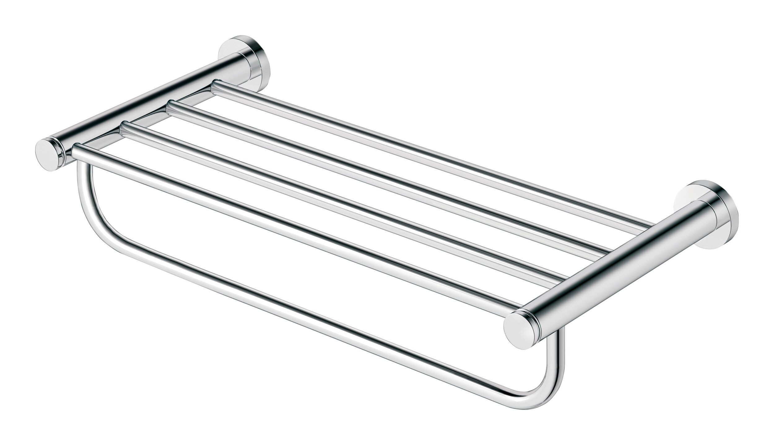 Duravit Handtuchhalter D-Code, Handtuchablage 650 mm - Chrom