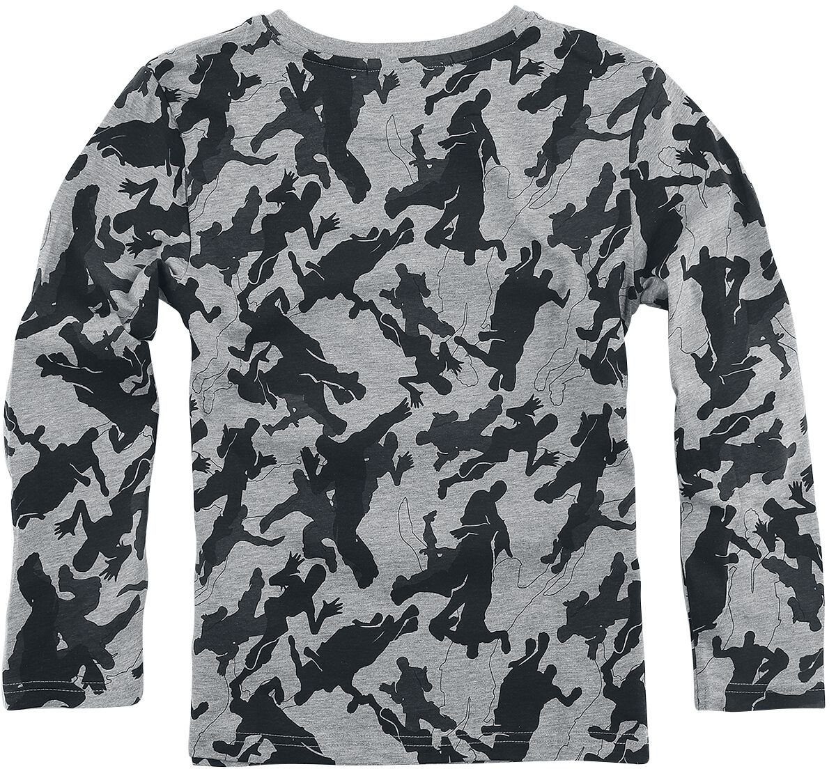 T-Shirt Langarmshirt Grau Langarmshirt Fortnite Fortnite