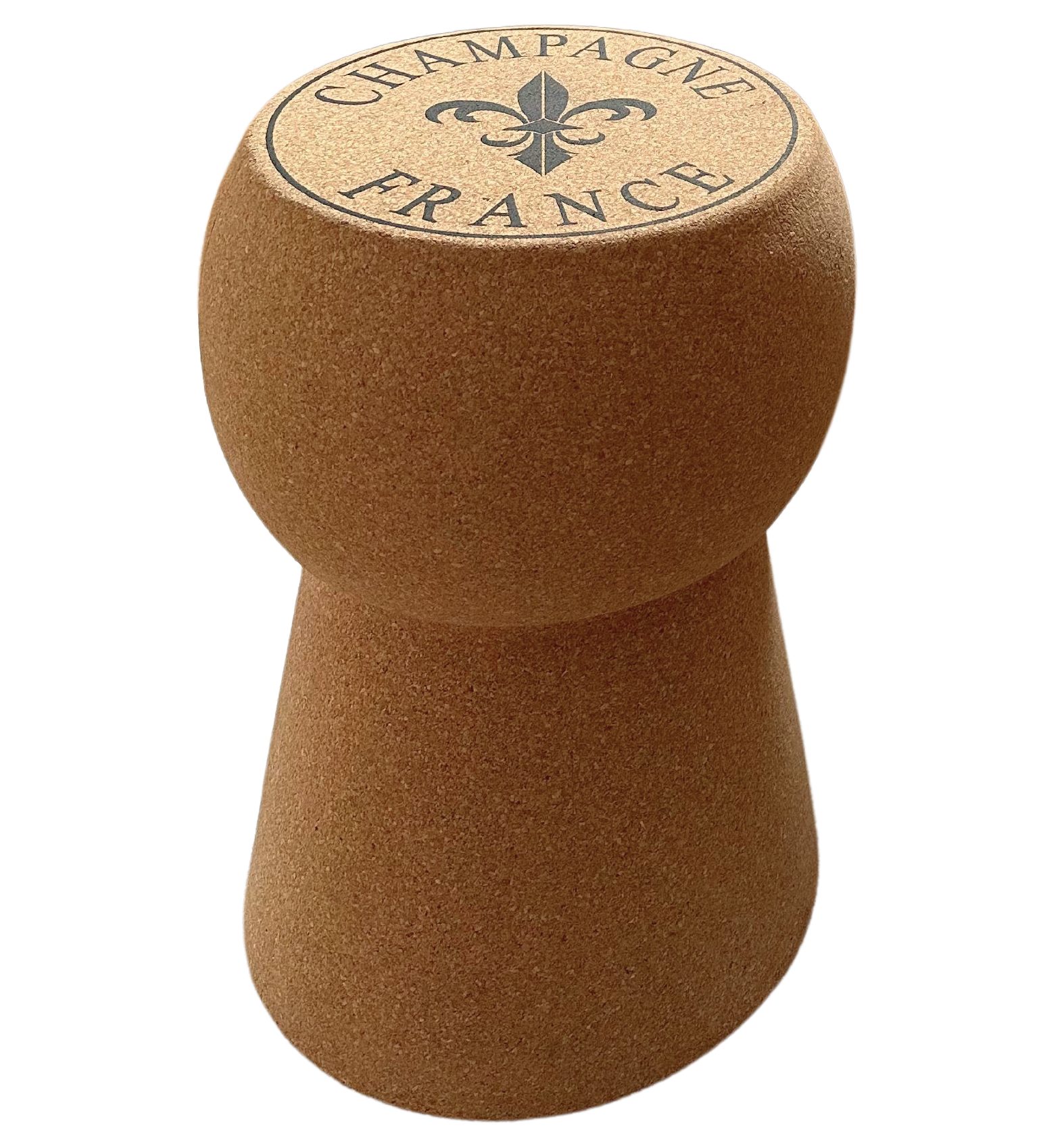 Libaro Sitzhocker rund CORKY Champagner-Korken Hocker günstig online kaufen
