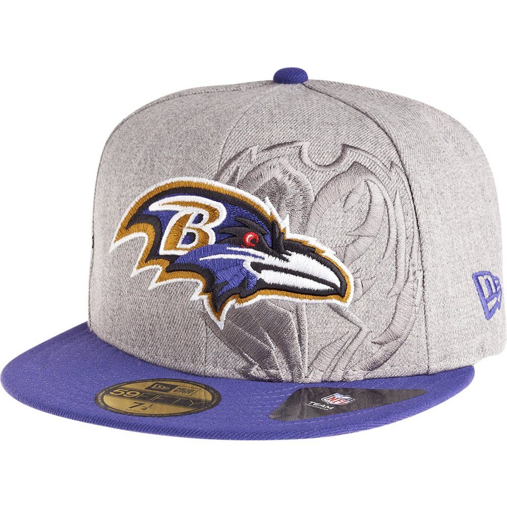 New Era Fitted Cap 59Fifty SCREENING NFL Baltimore Ravens