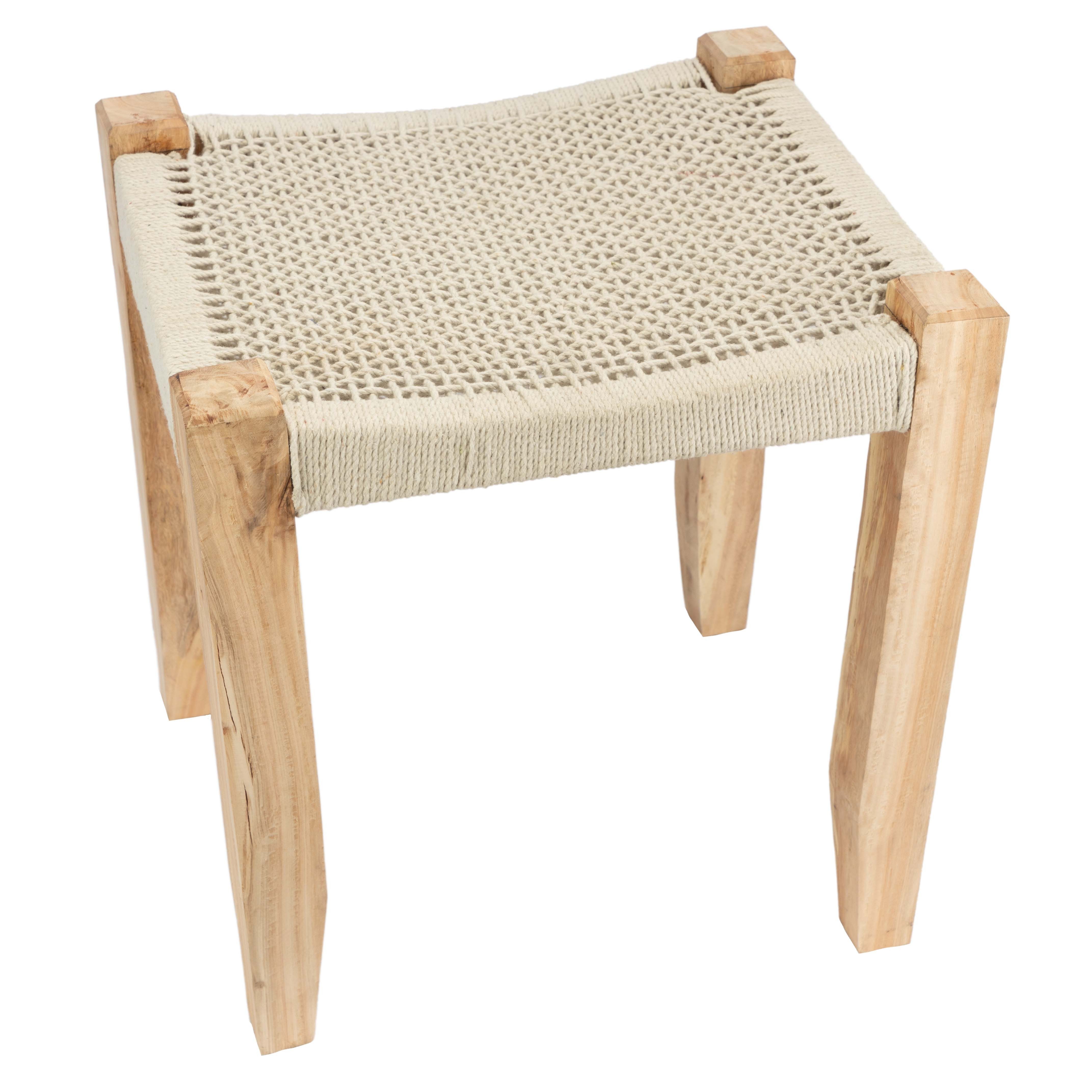 El Puente Sitzhocker Hocker, Handmade, Fair Trade