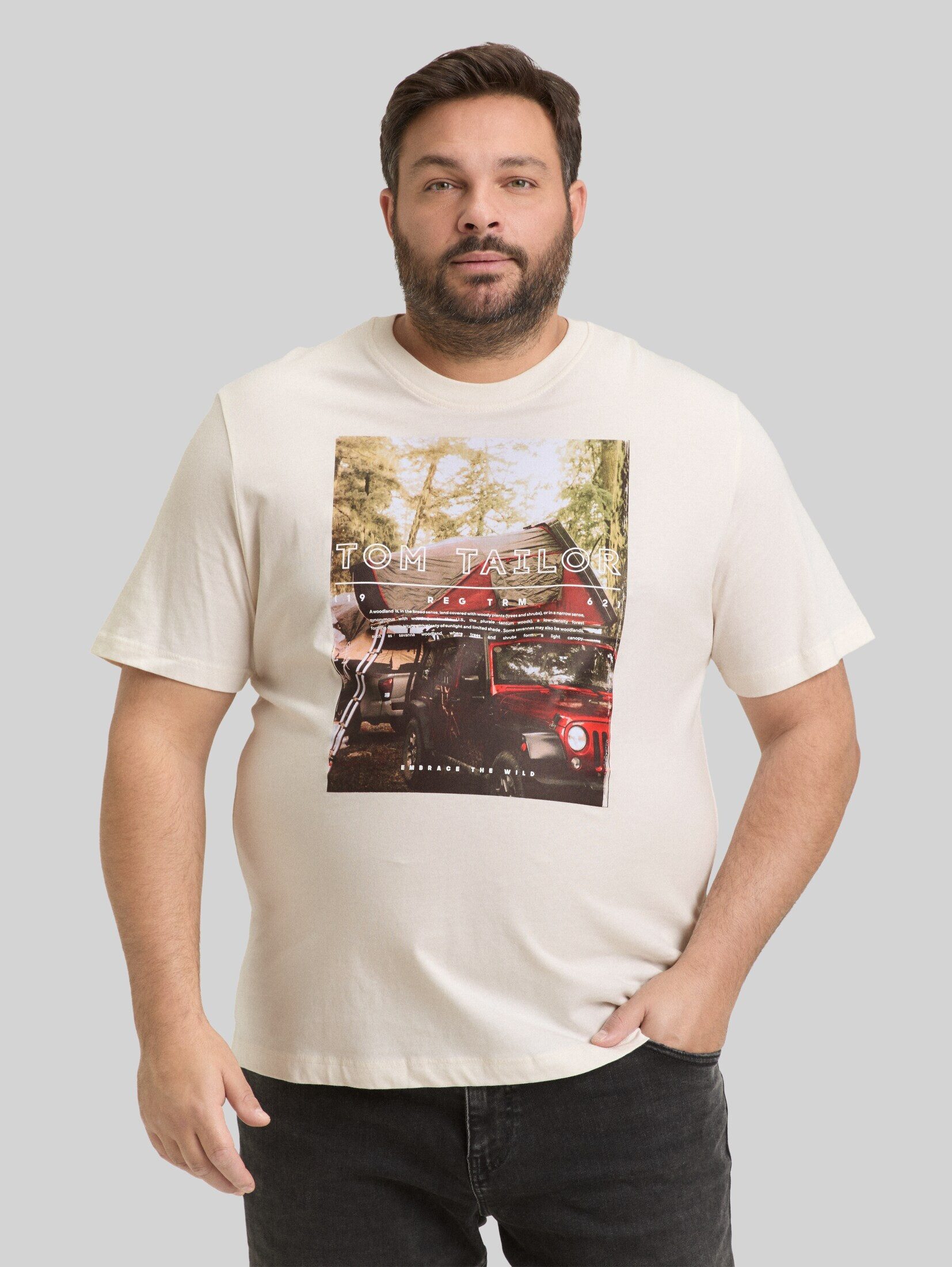 TOM TAILOR PLUS T-Shirt T-Shirt Plus Size - T-Shirt mit Fotoprint