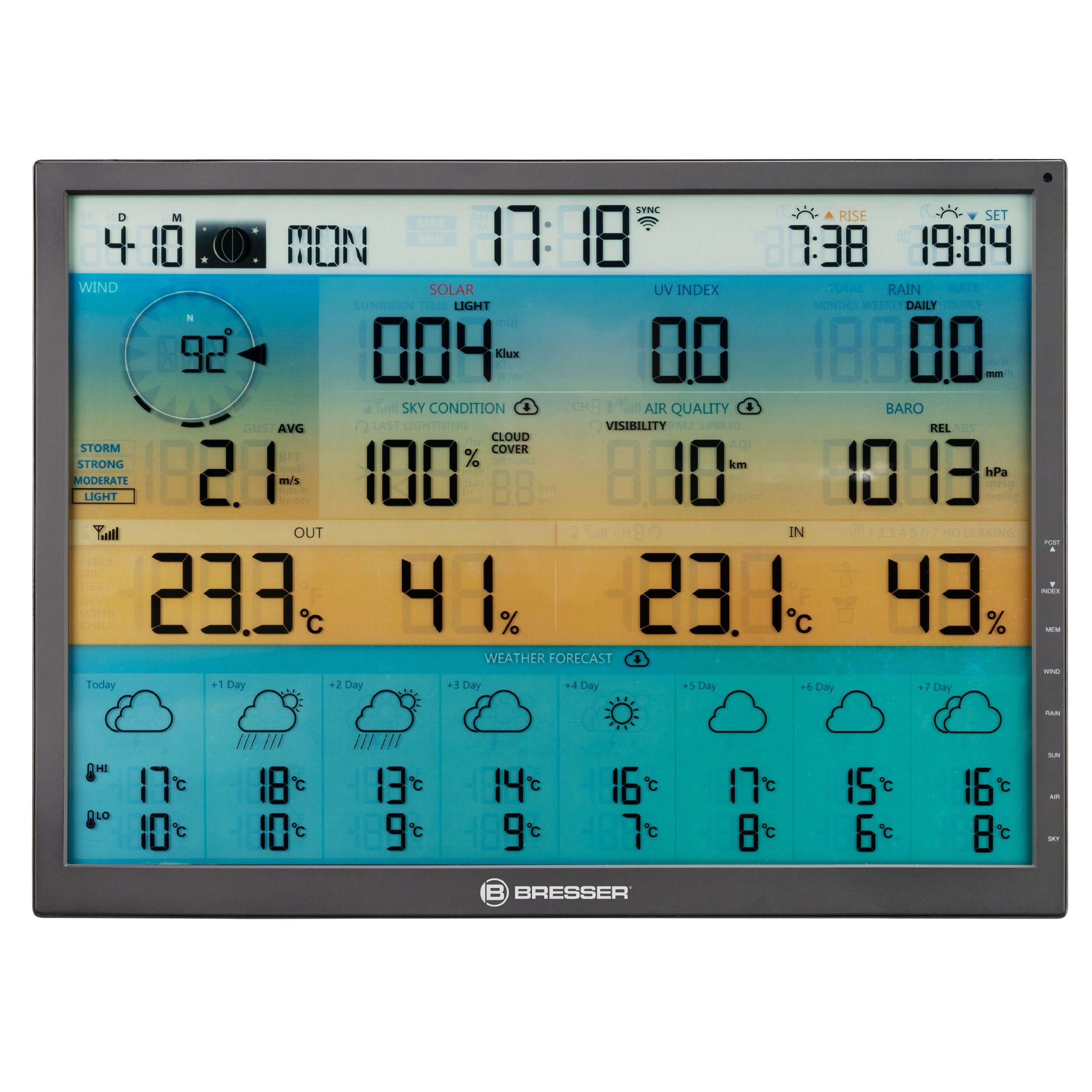 BRESSER BRESSER zusätzliche / Ersatz-Basisstation für 7003230 8-Tage 4CAST XL… Wetterstation