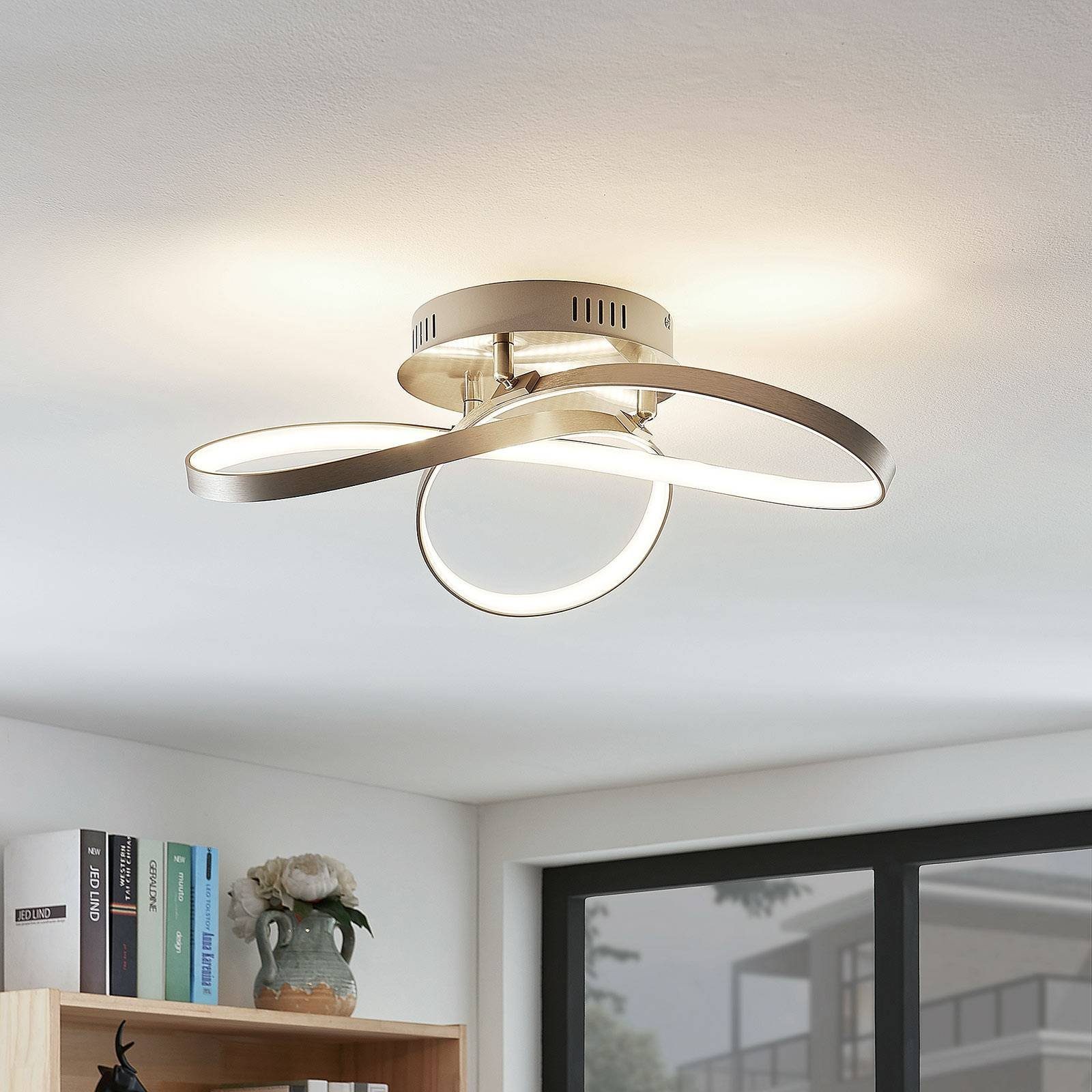 Lindby Deckenleuchten Saliha, Enthalten, LED 31 W gesamt, warmweiß