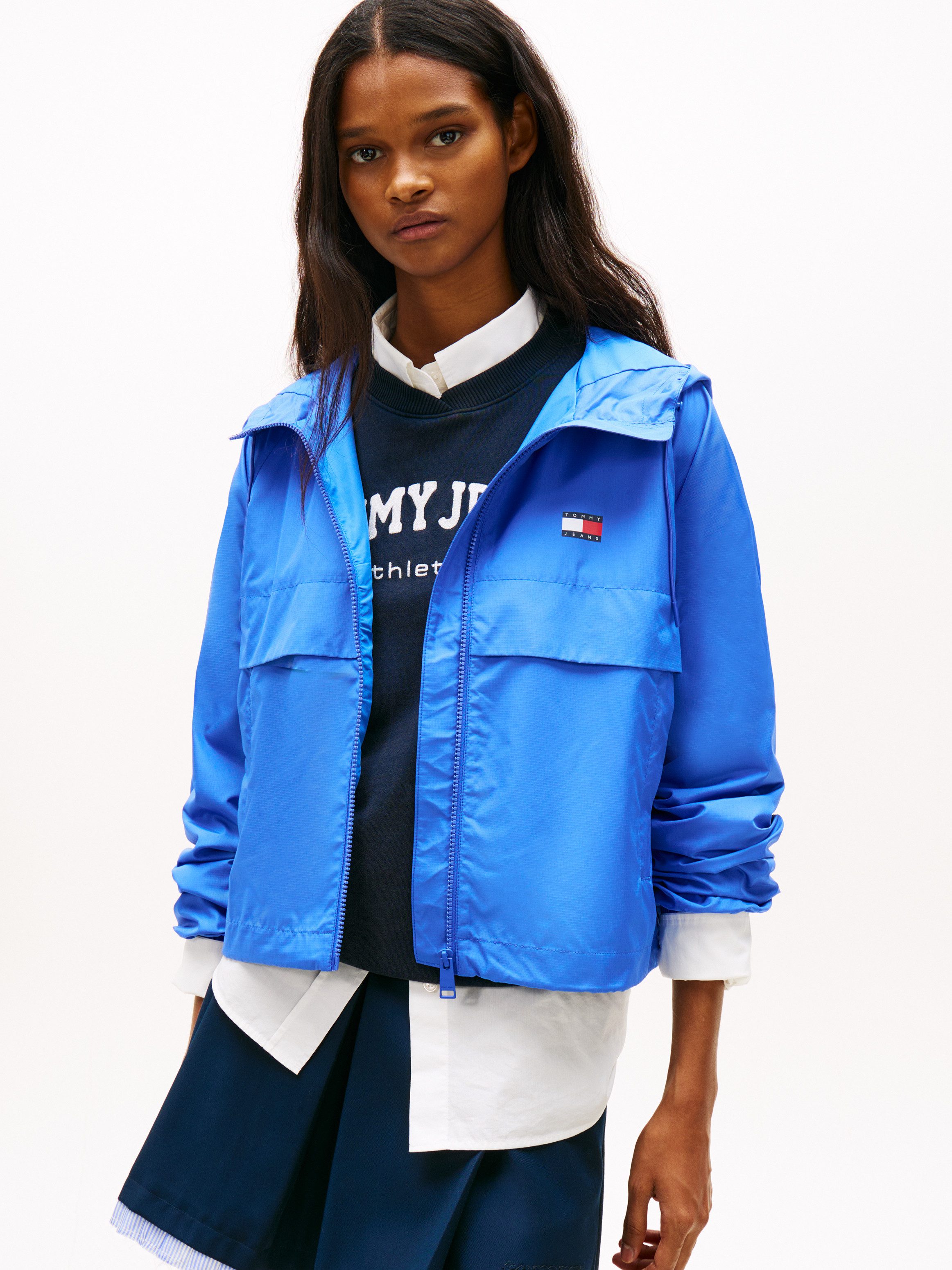 Tommy Jeans Windbreaker TJW ESSENTIAL WINDBREAKER EXT mit Logodruck günstig online kaufen